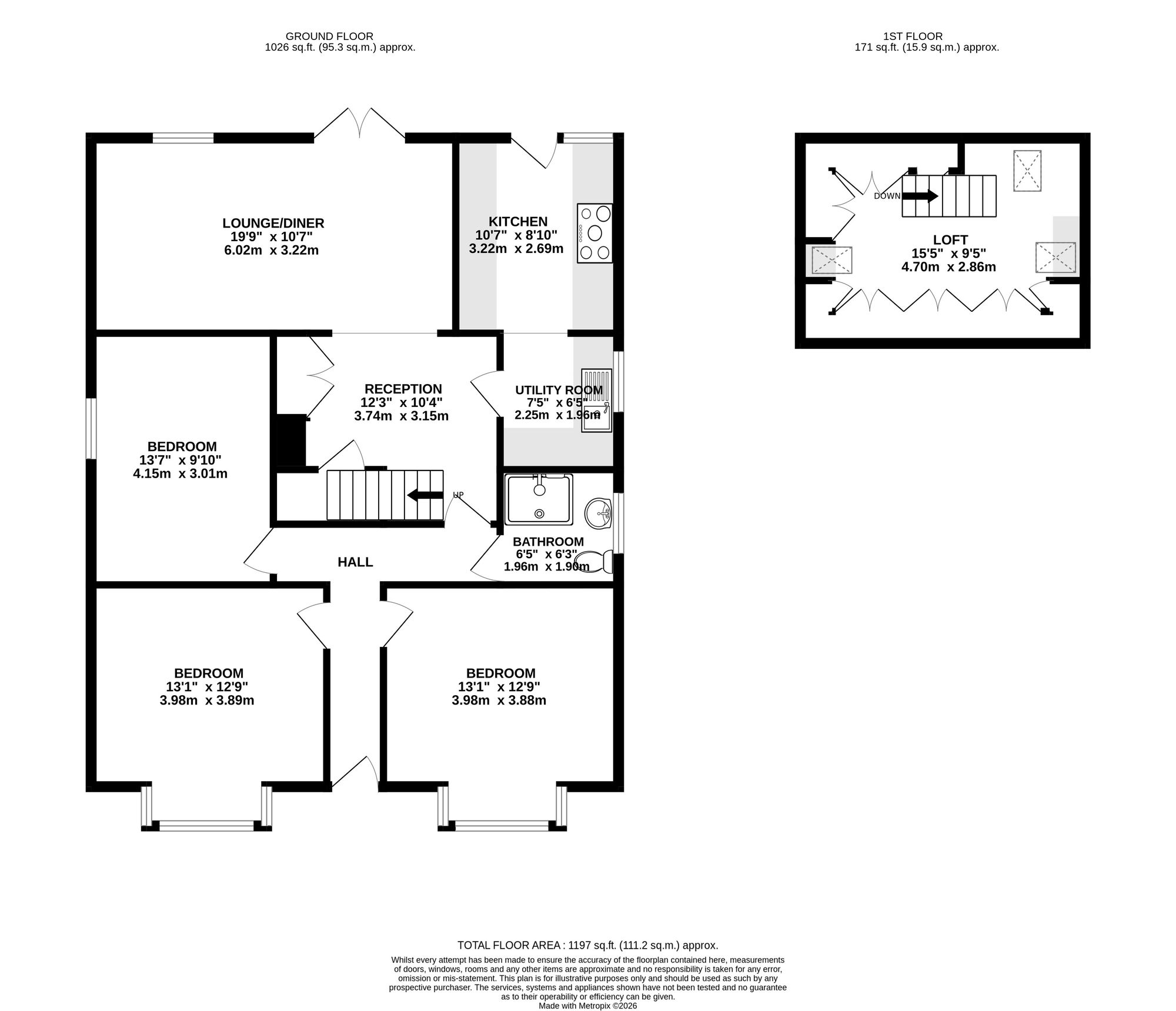 526 Caerleon Road, Newport floorplan