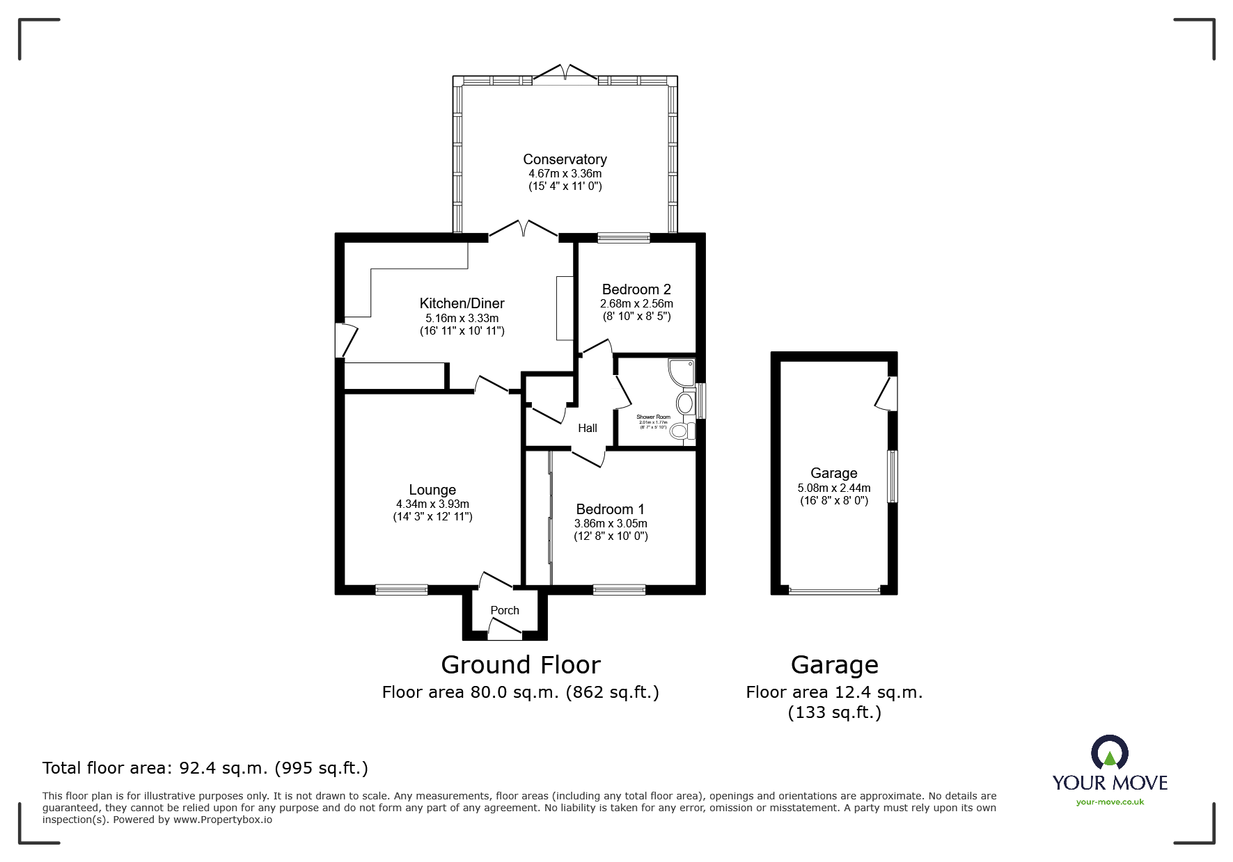 25, Tudor Road, Lincolnshire floorplan