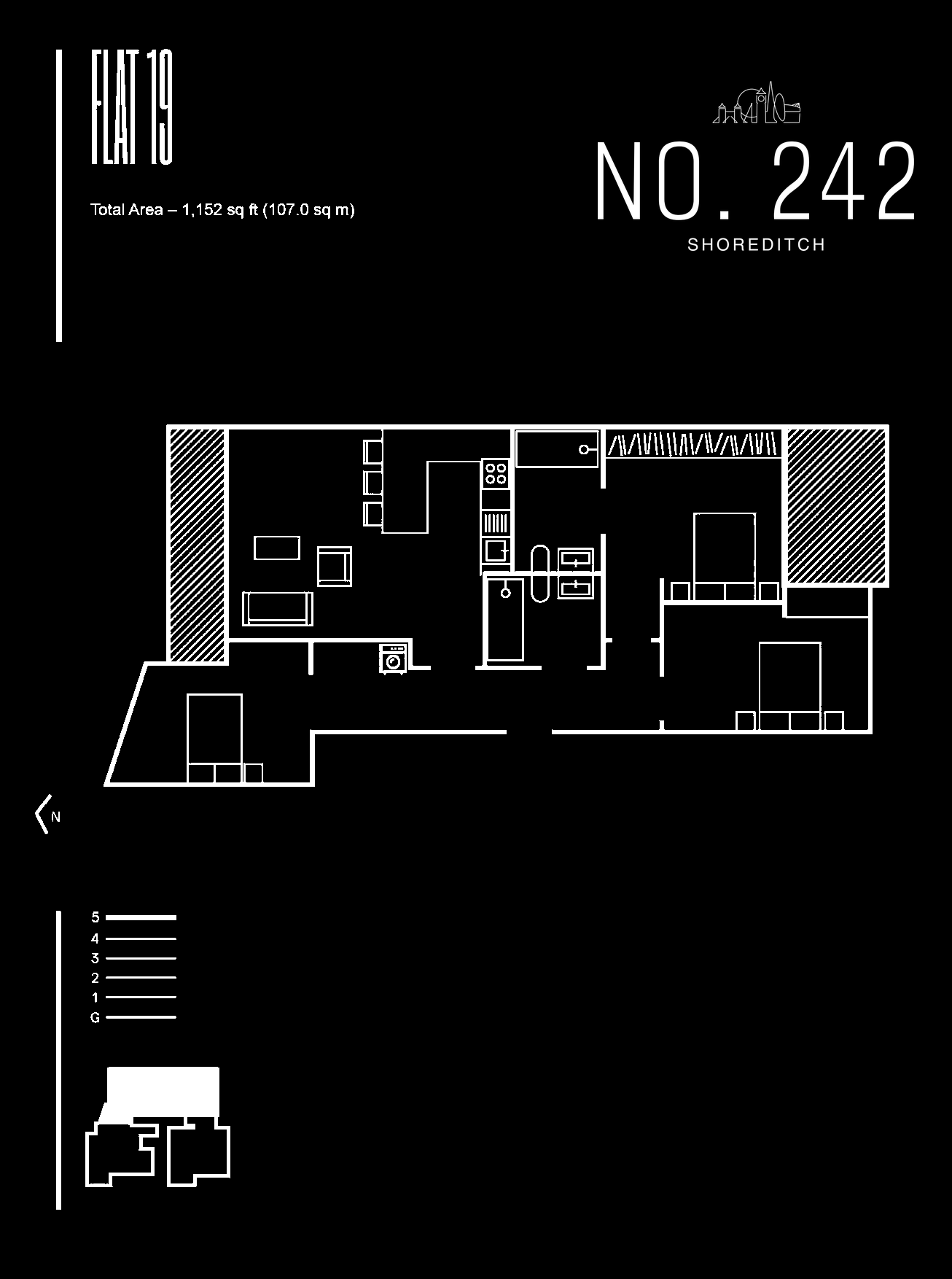 Shoreditch, E2, London floorplan