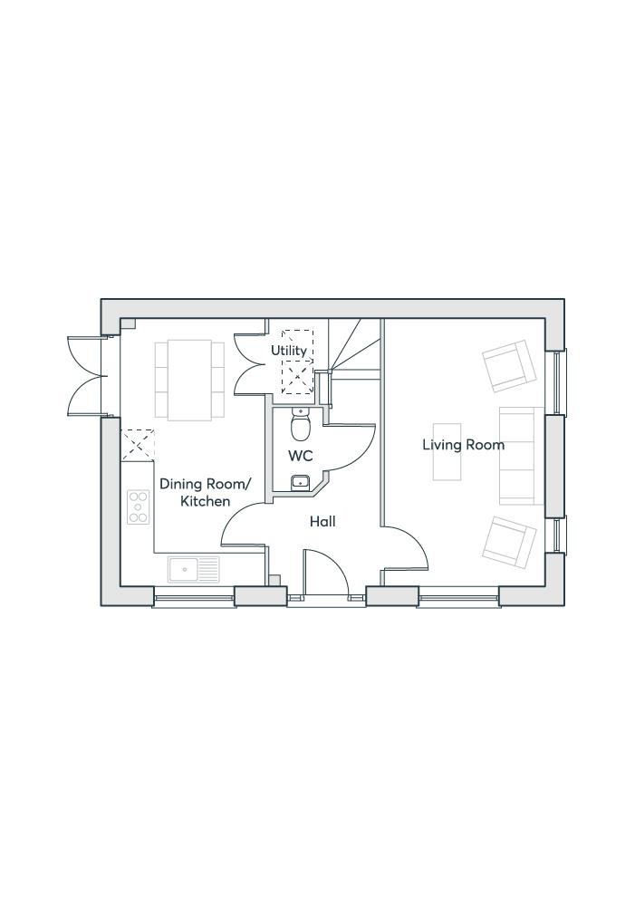 153, Taylors Ln, Broomhall, Worcester floorplan