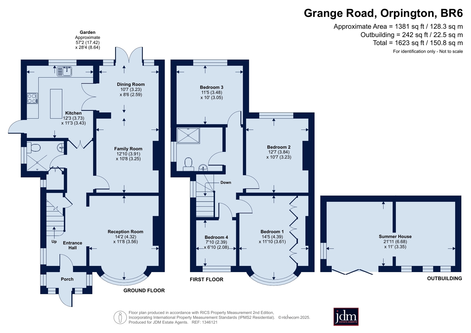 76, Grange Road, Orpington floorplan