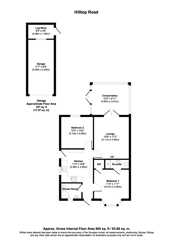 23, Hilltop Road, Dorset floorplan