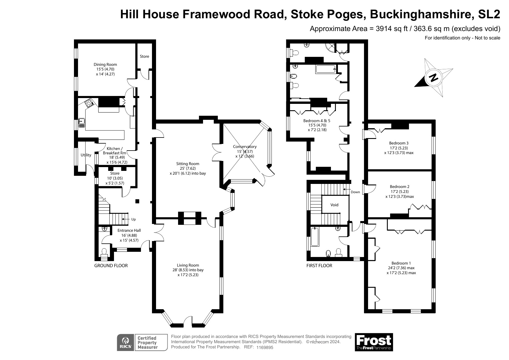 Hill House,, Framewood Road, Buckinghamshire floorplan