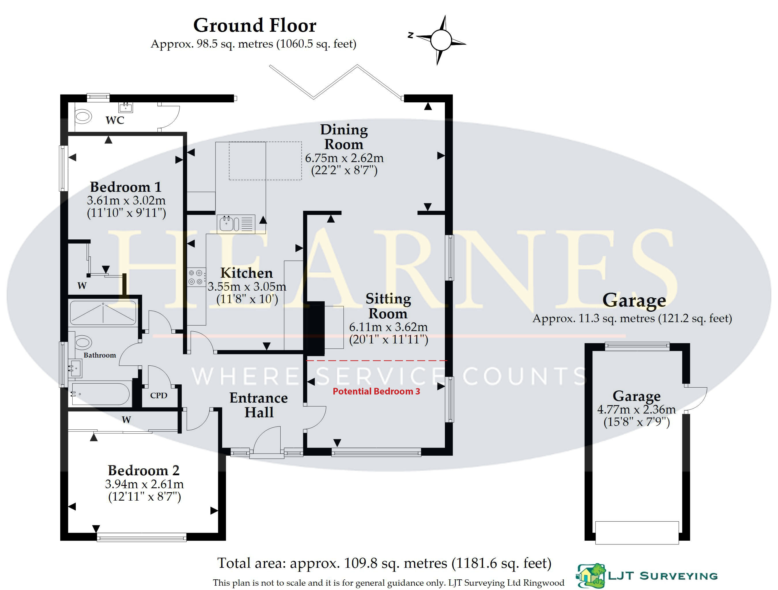 York Road, Broadstone, Dorset BH18, 2 bedroom detached bungalow for sale 65368115 PrimeLocation