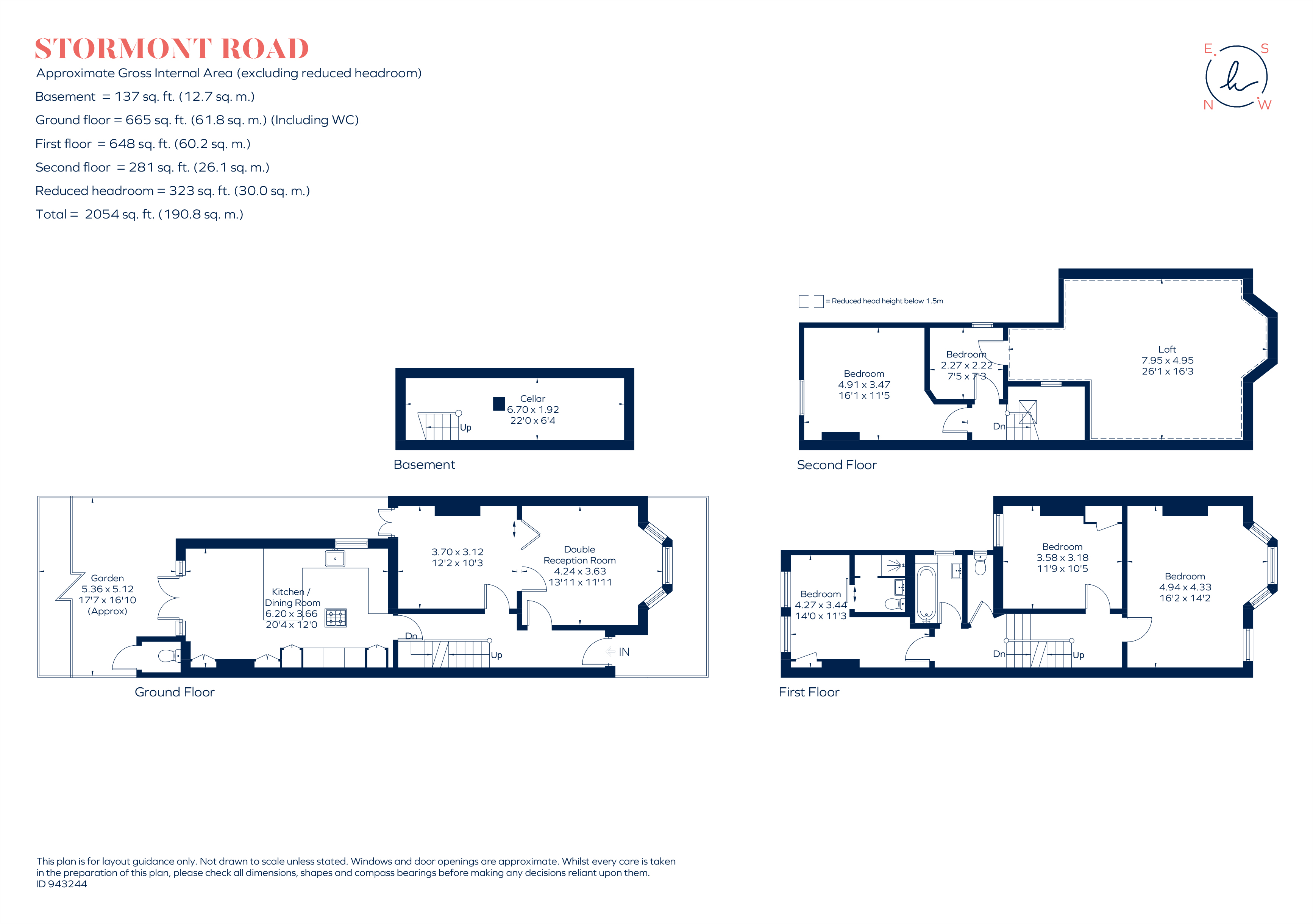 Stormont Road, London SW11, 5 bedroom terraced house for sale