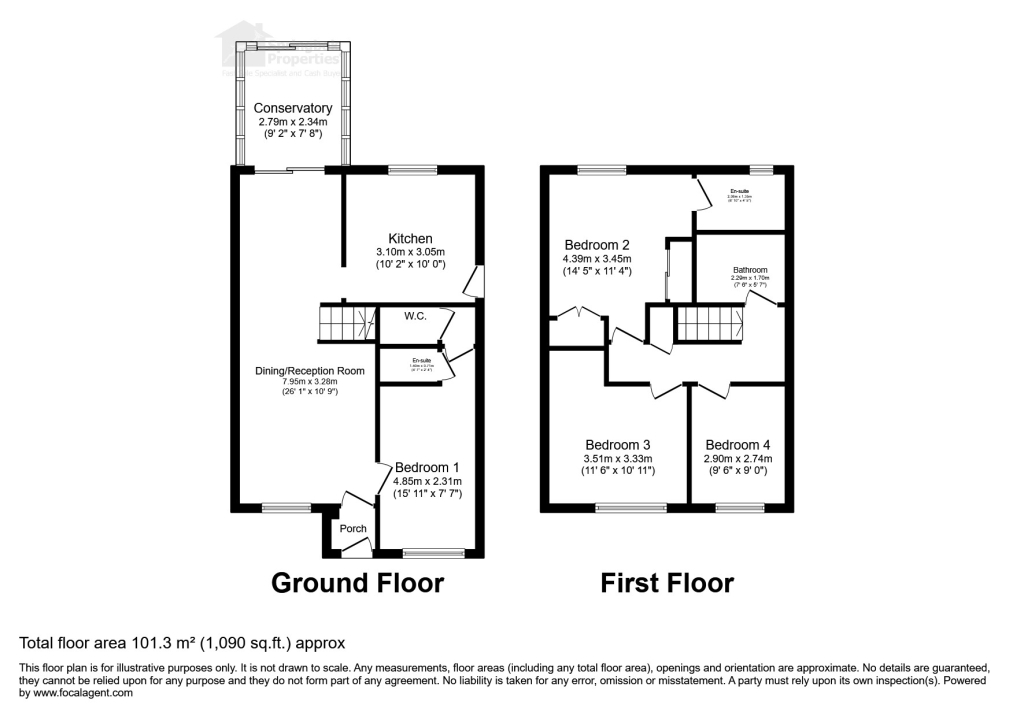 12, Crest Way, Brighton and Hove, floorplan