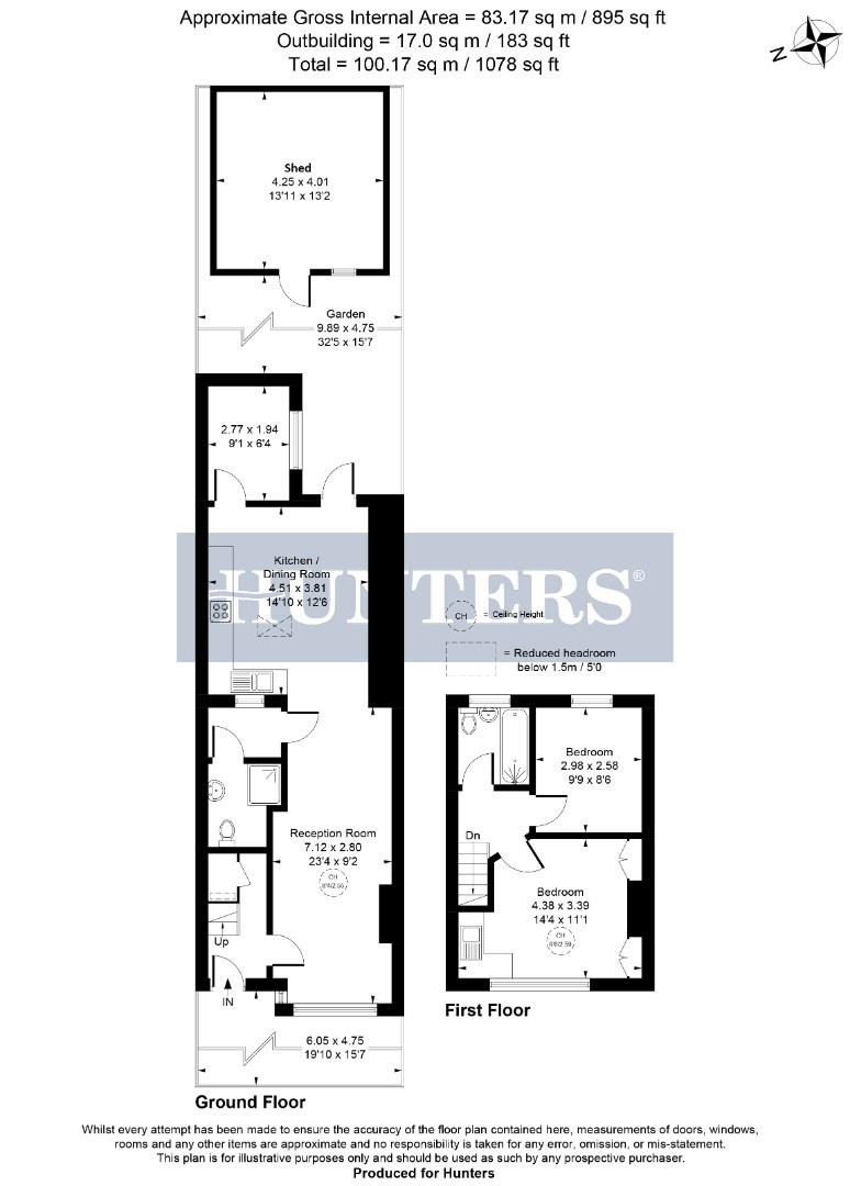 136, Woodrow Avenue, Hayes floorplan