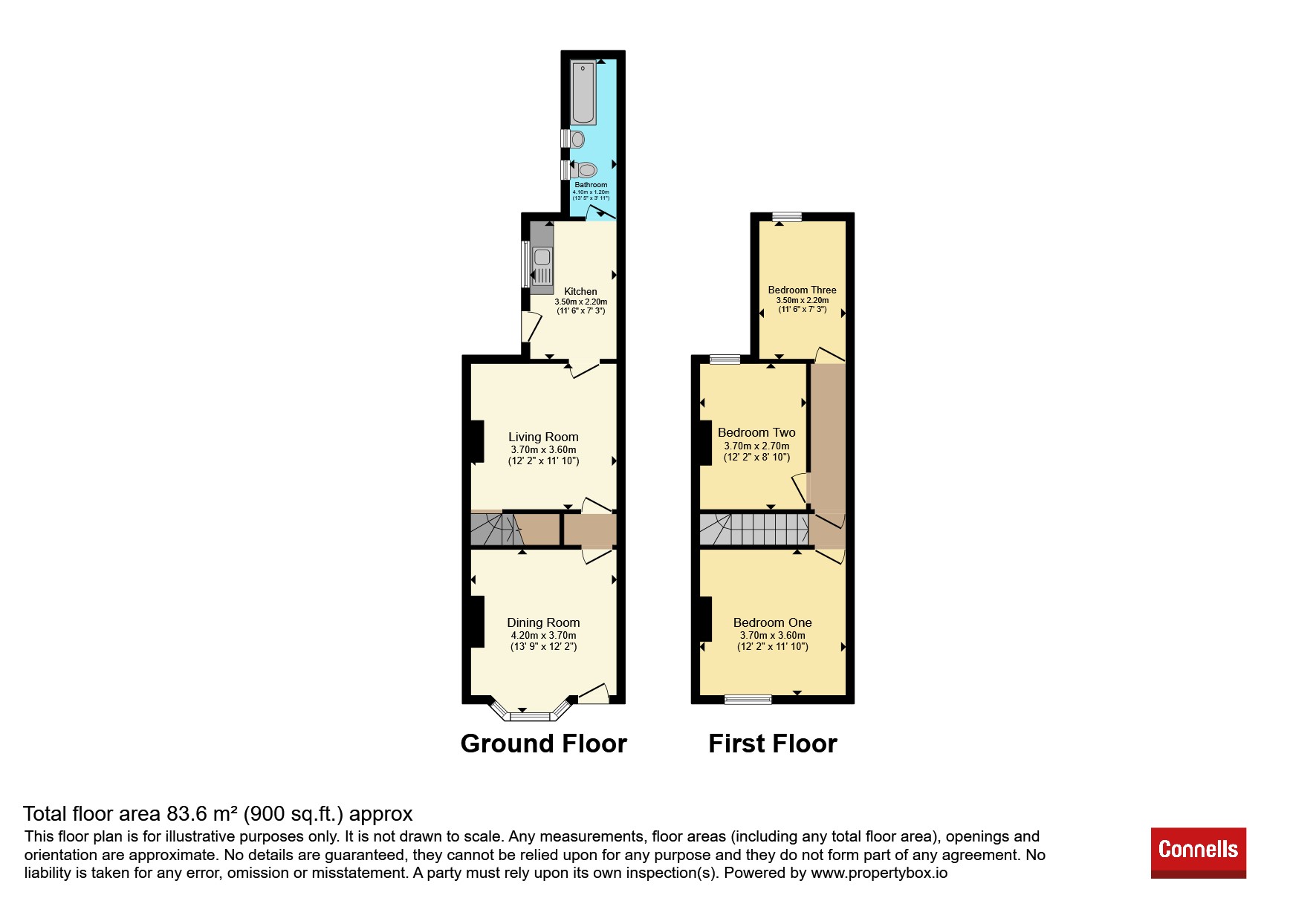 205, St. Johns Road, Cannock floorplan