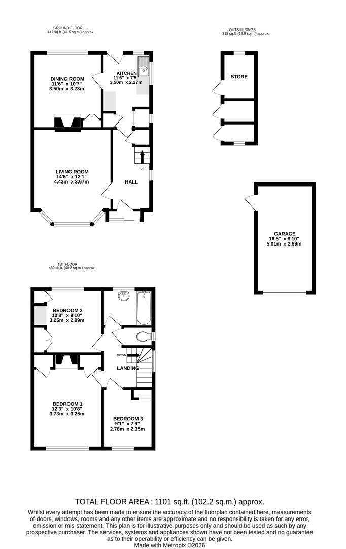 19, Violet Avenue, Uxbridge floorplan