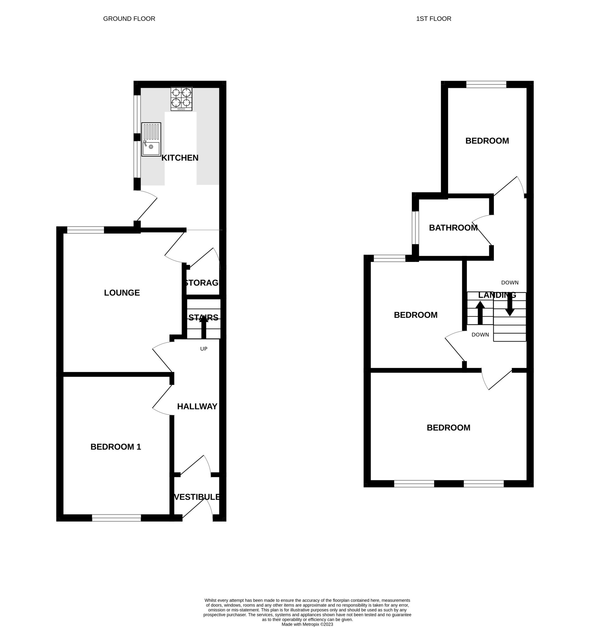 286, Plungington Road, Preston floorplan