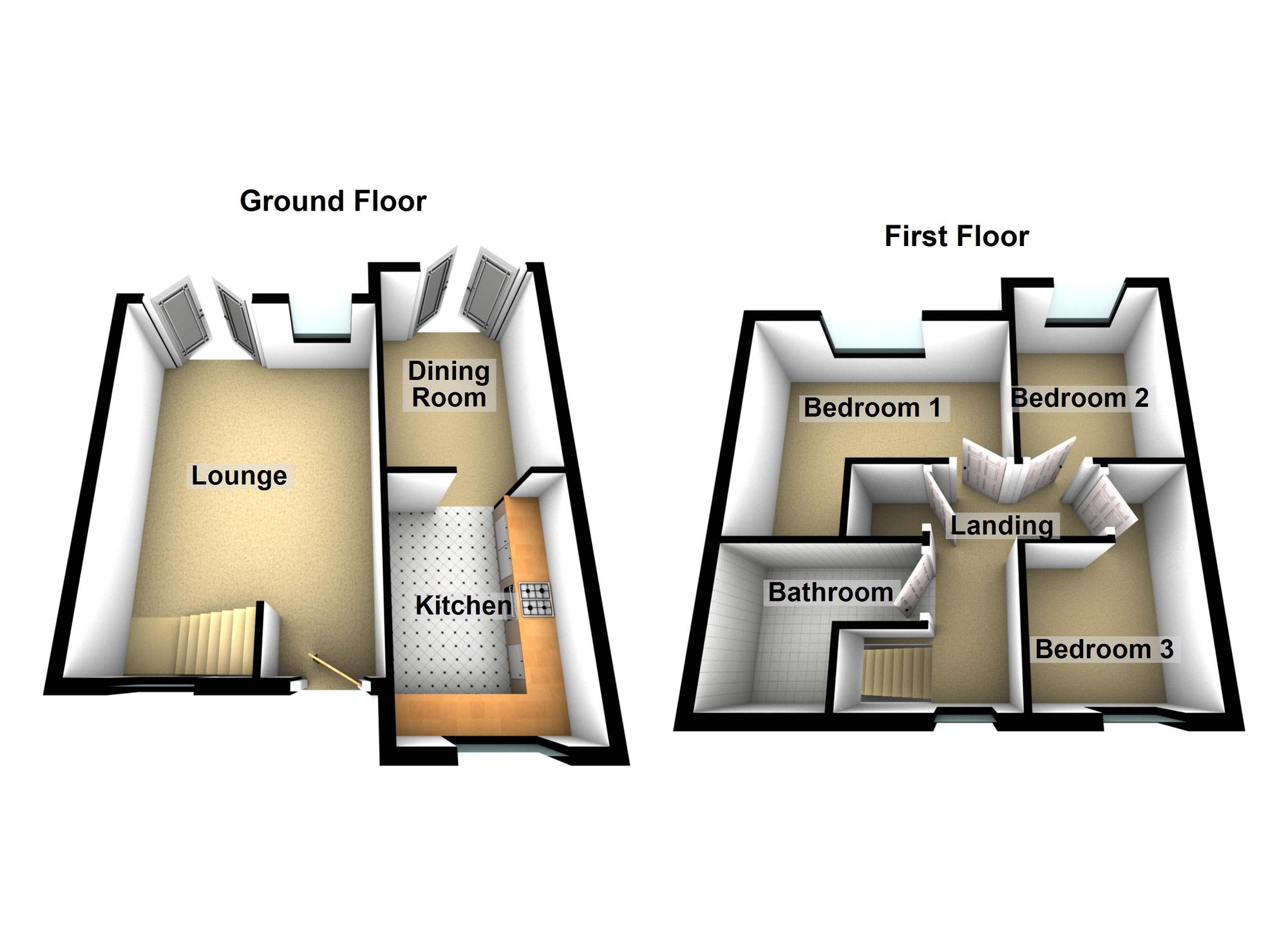 66 Robins Hill, Bridgend floorplan