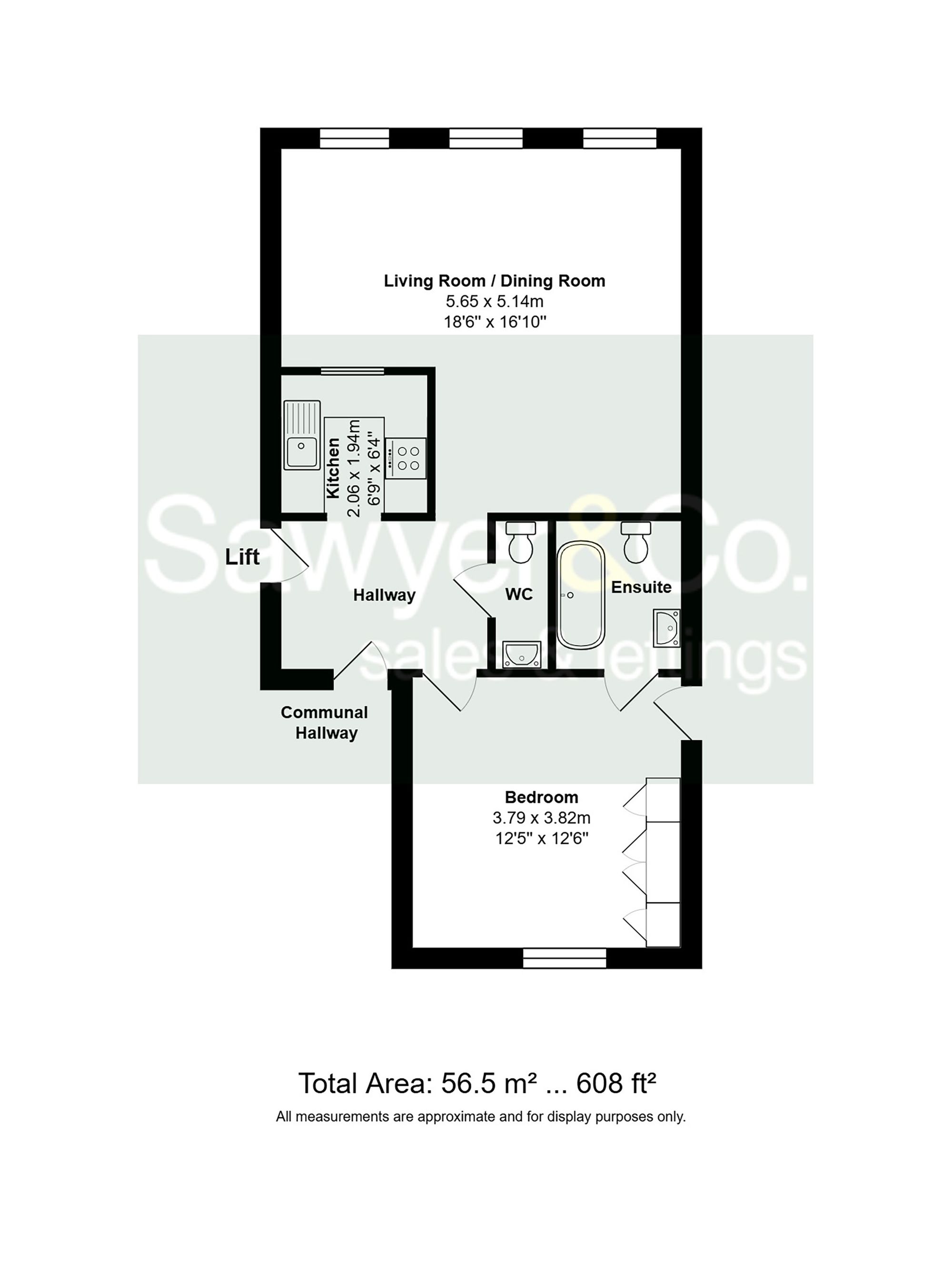 Flat 10, 39 Brunswick Terrace, Hove floorplan