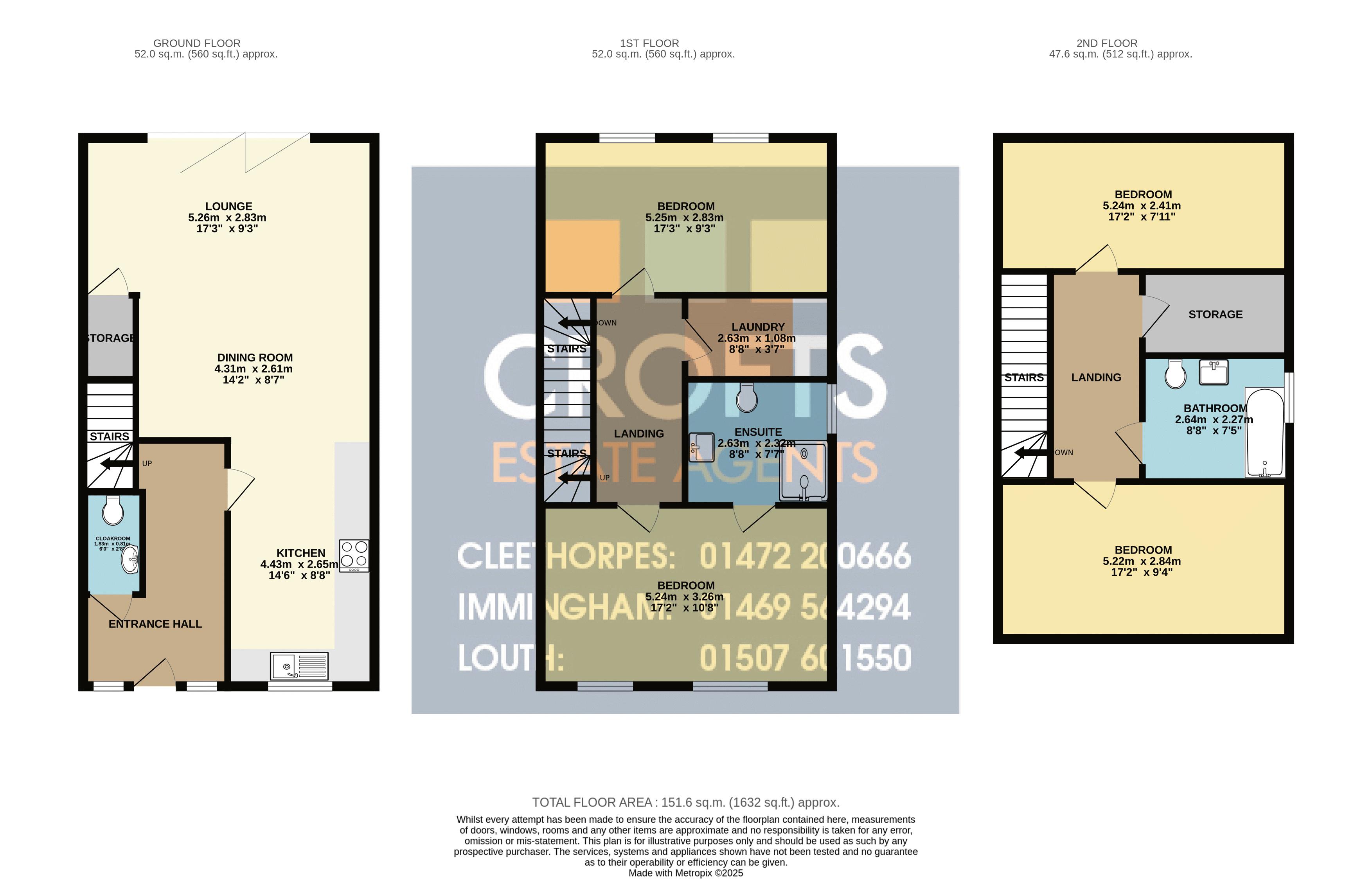 8 The Curve, Welholme Avenue, Grimsby floorplan
