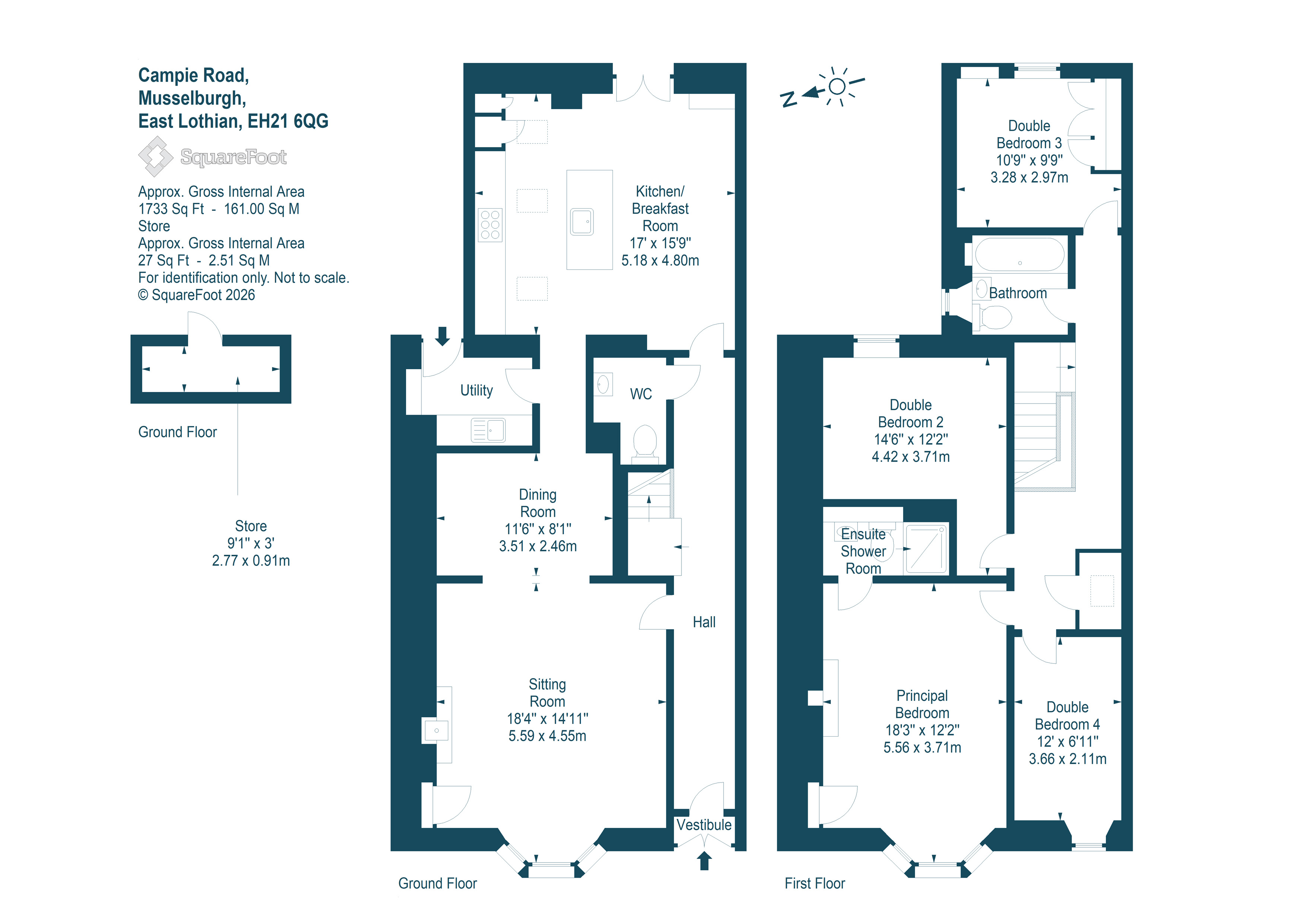 28, Campie Road, Musselburgh floorplan