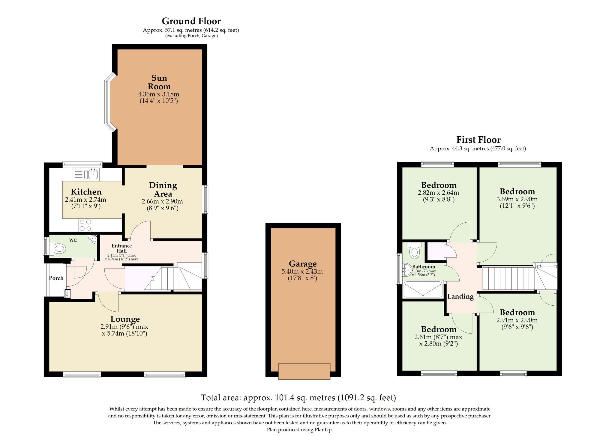 27 Fishermans Way, Lowestoft floorplan
