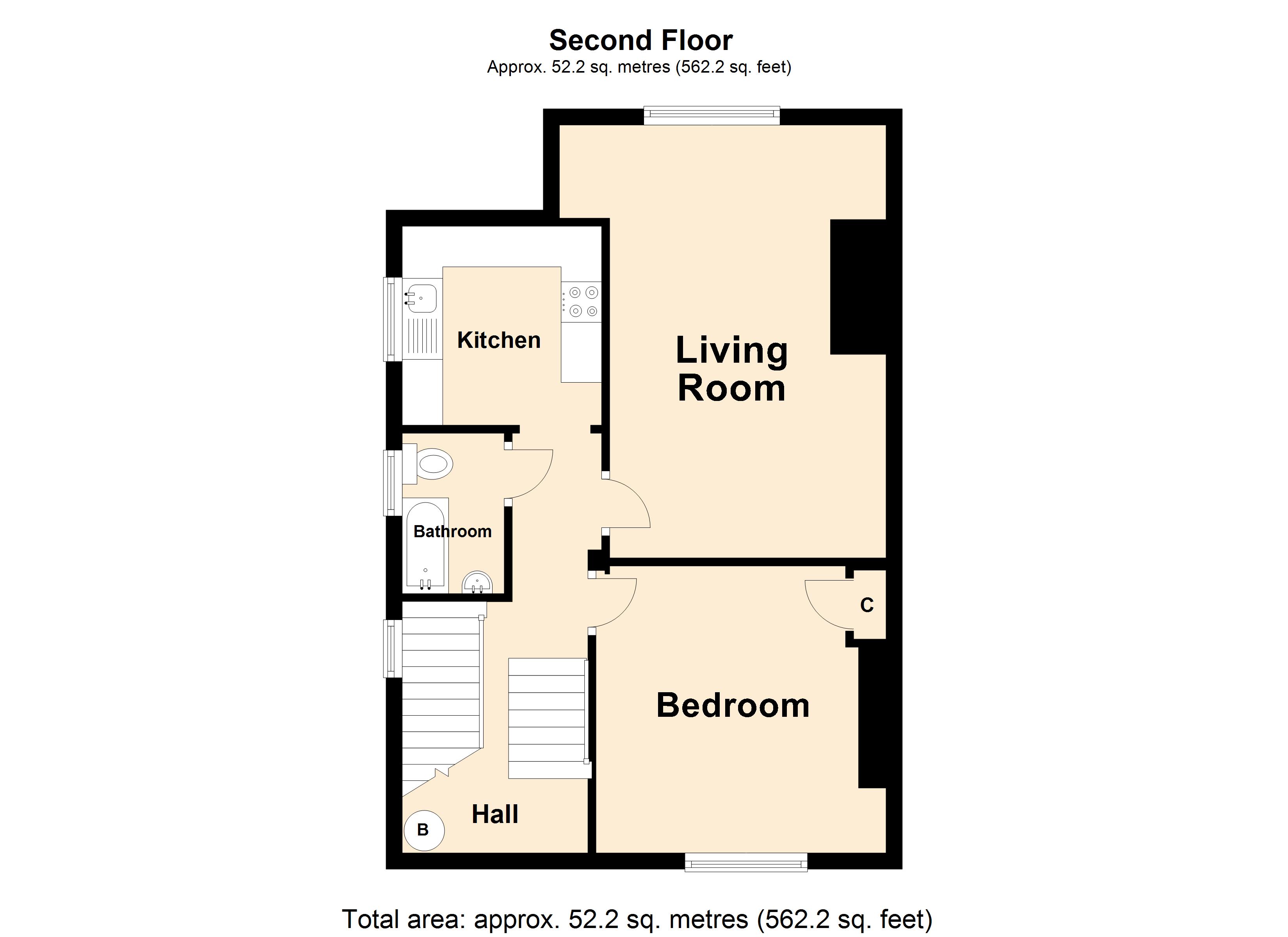 Flat 3, 326, Cheriton Road, Kent floorplan