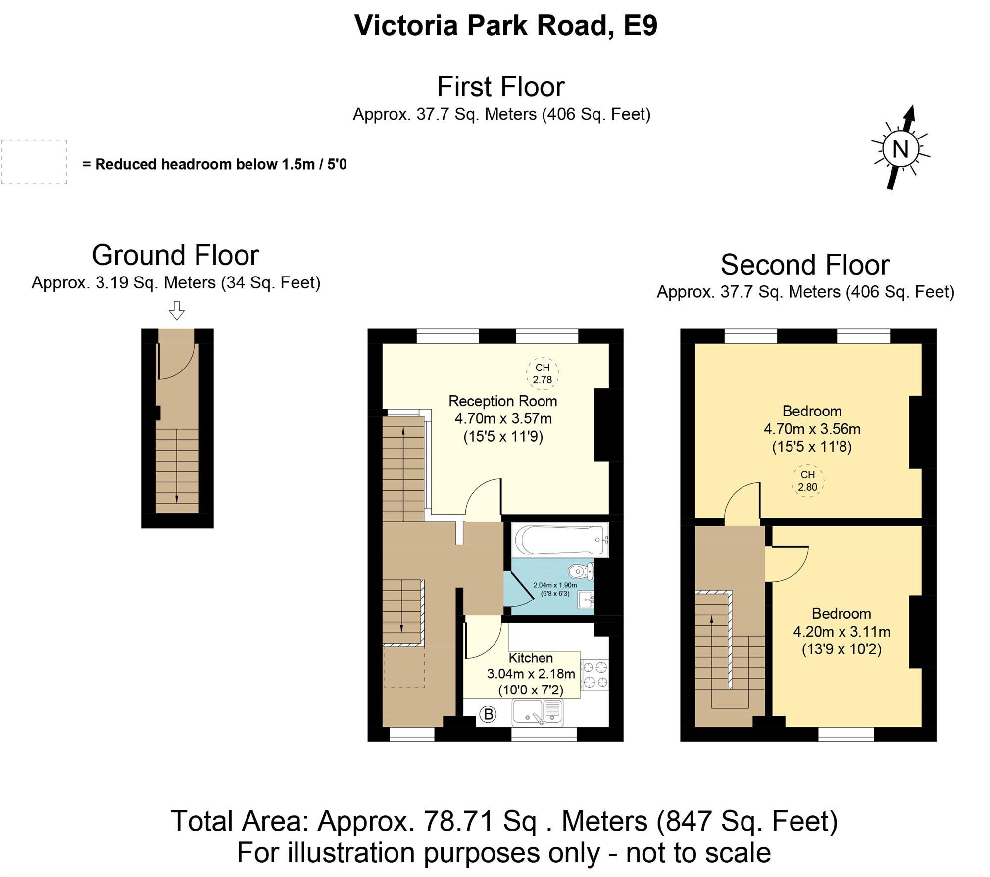 Victoria Park Road, Hackney, London E9, 2 bedroom flat for sale