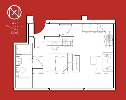 1 Bedrooms Flat to rent in Onyx Residence, 111 St Mary's Road, Sheffield S2