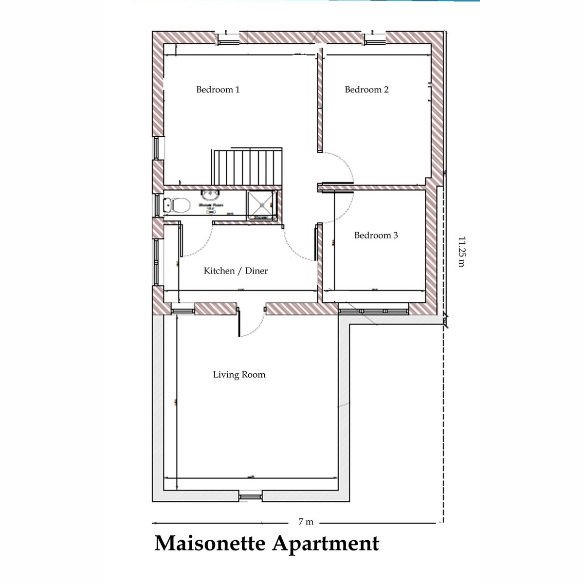 66, North Road, London floorplan