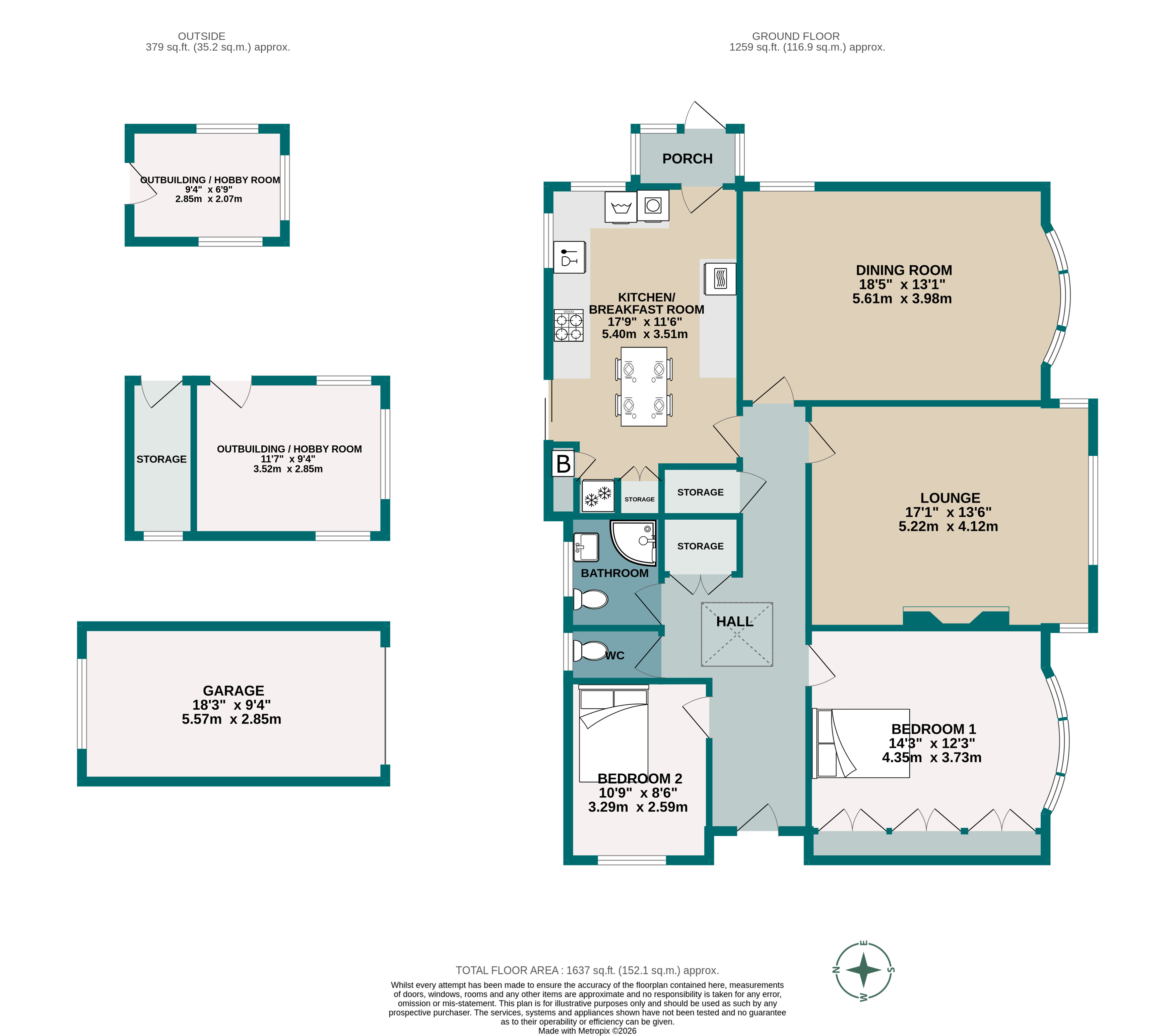 2, Canford Cliffs Avenue, Dorset floorplan