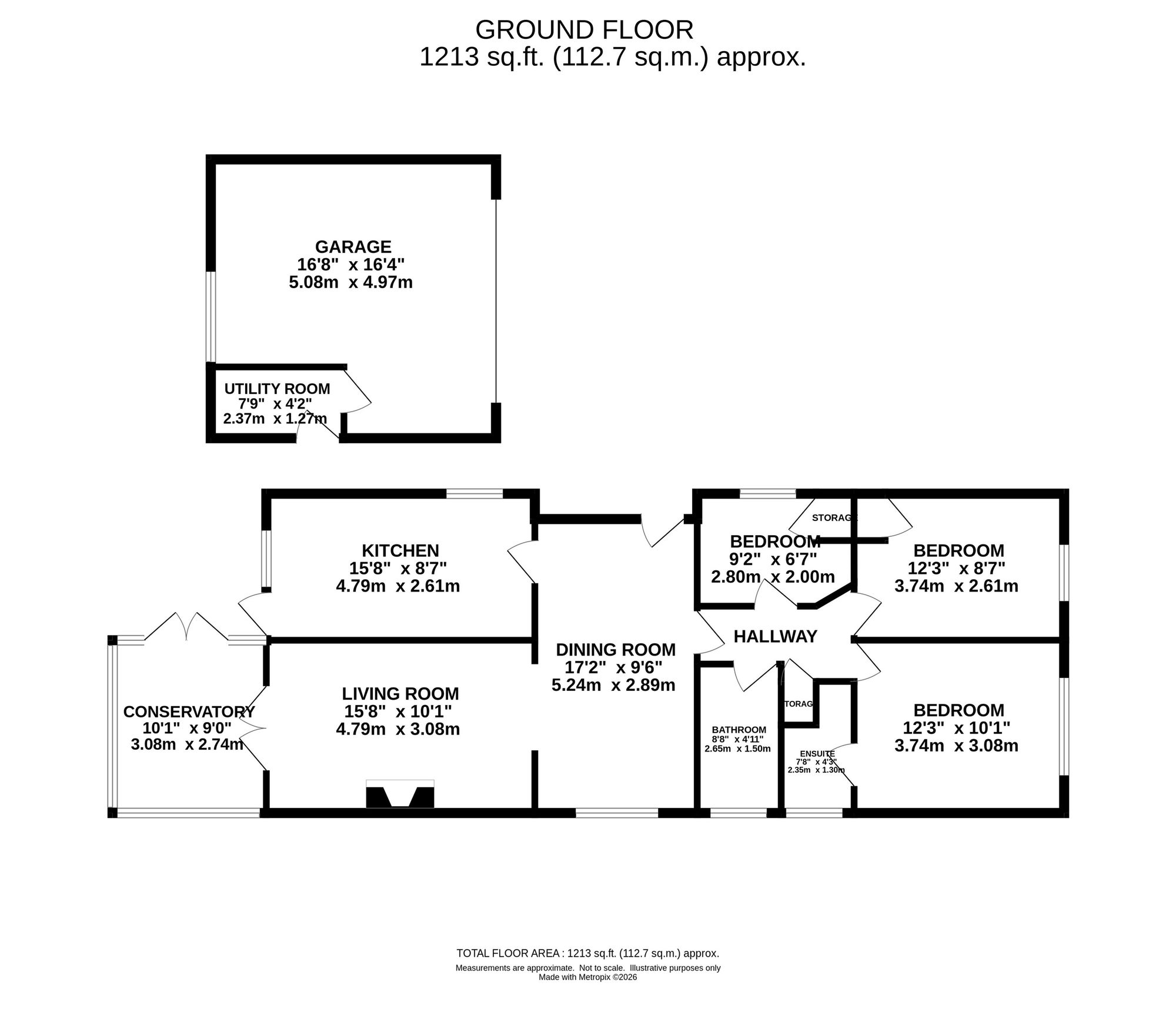 9 Homer Drive, Stockport floorplan