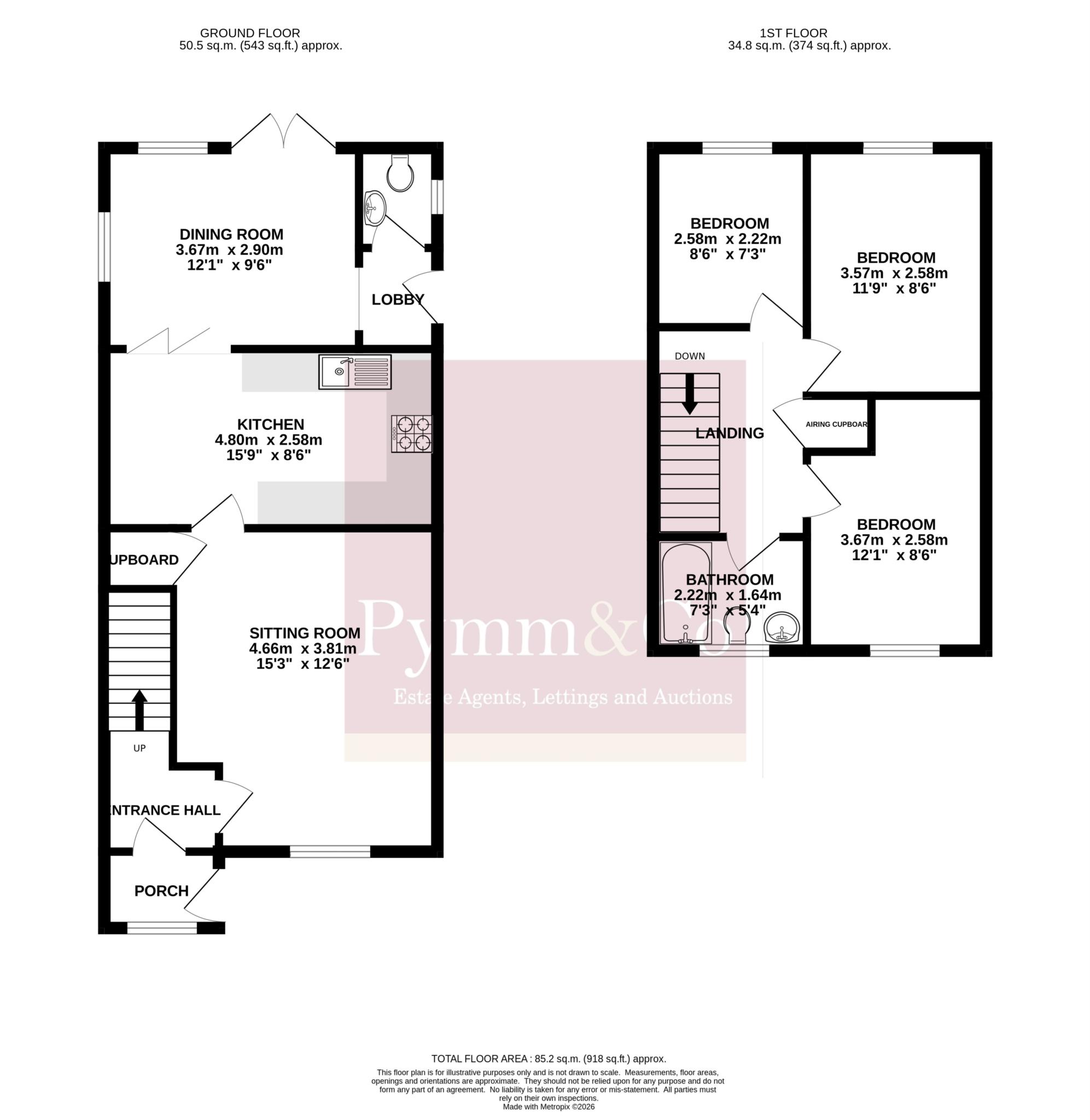 30, Woodhouse Close, Sheringham floorplan