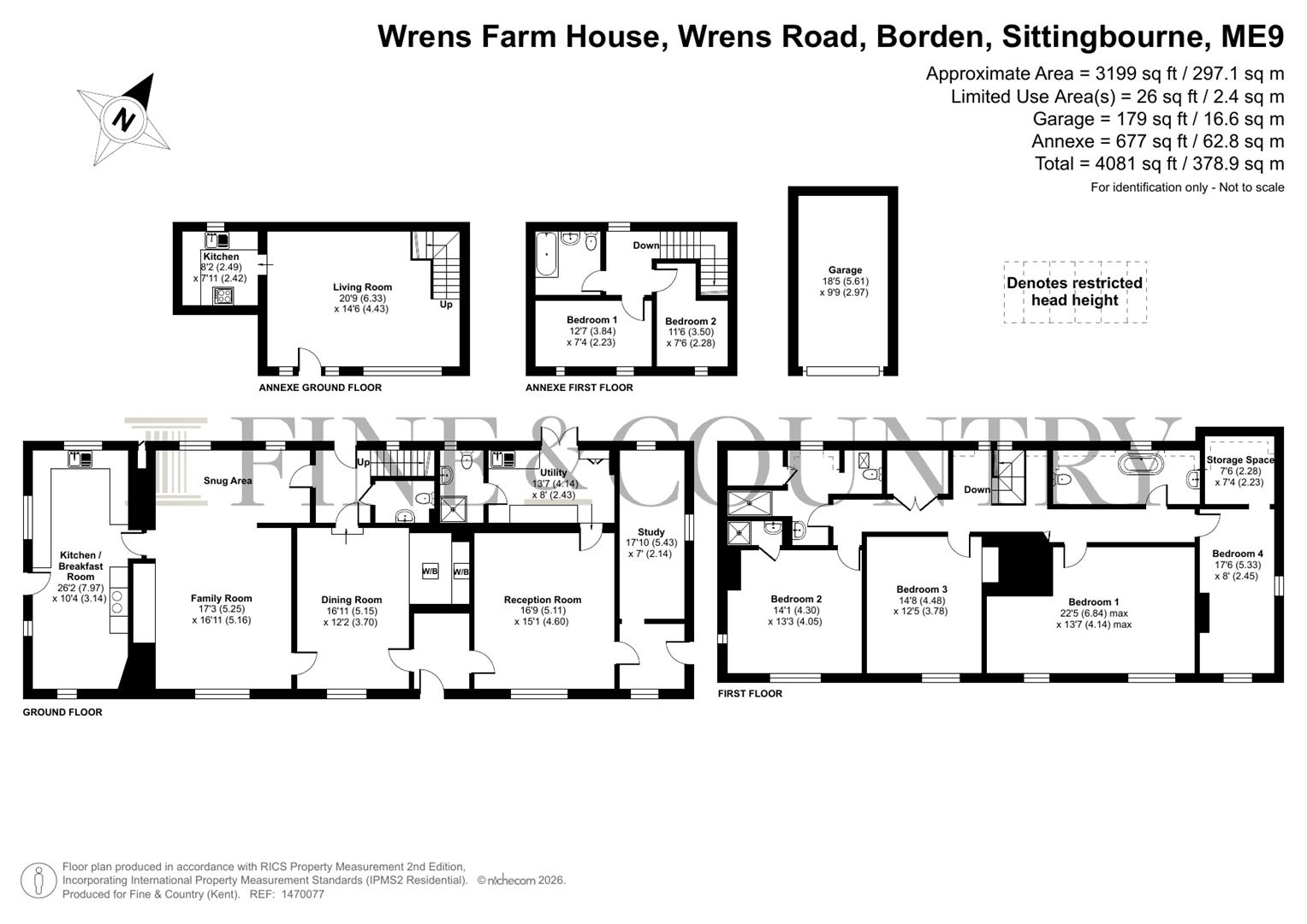Wrens Farm House, Wrens Road, Sittingbourne floorplan