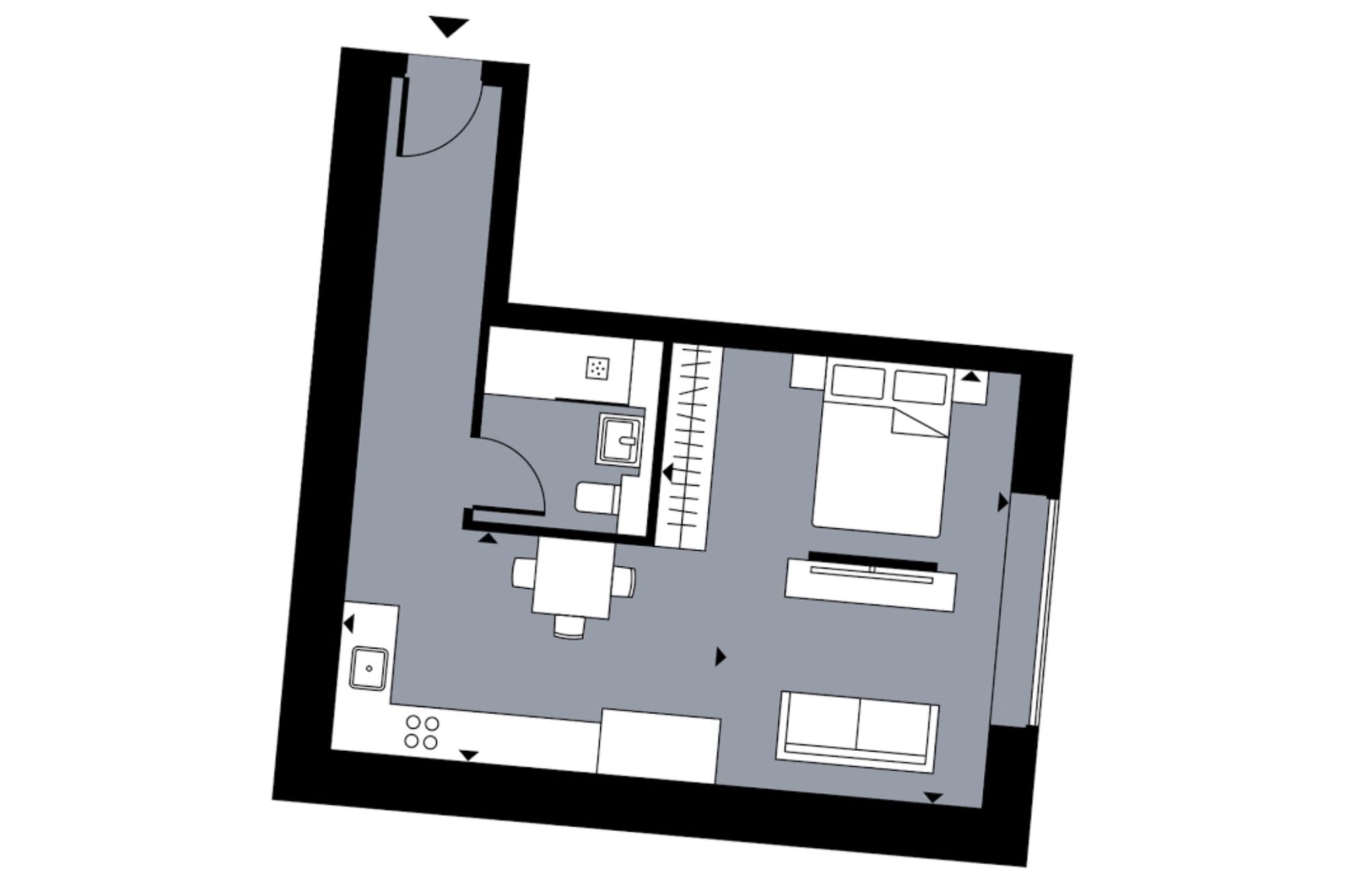 10 Davies House Brigade Court 94 Southwark Bridge Road, London floorplan