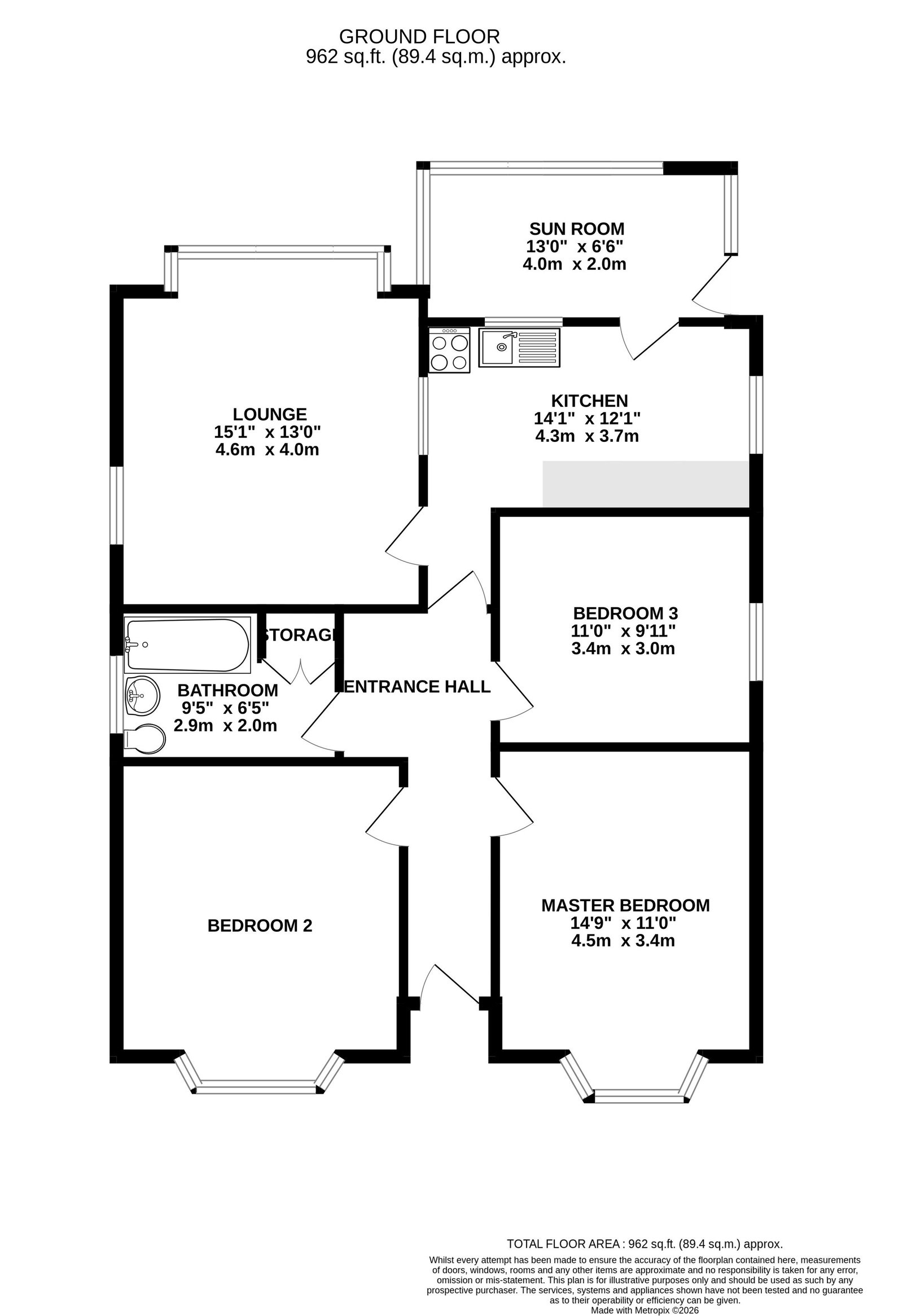 84, Plainspot Road, Nottingham floorplan