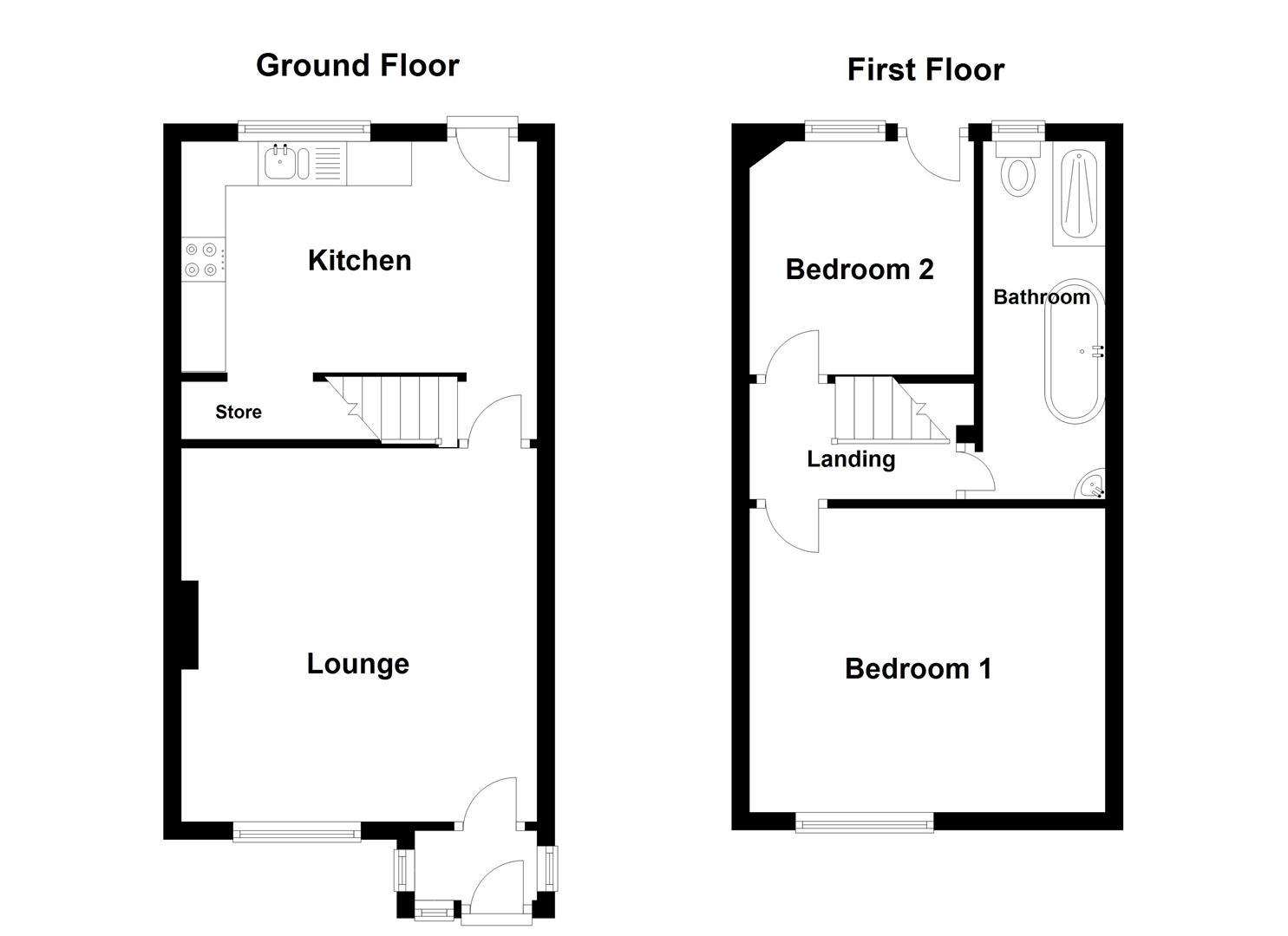 6, Pleasant Street, Bury floorplan