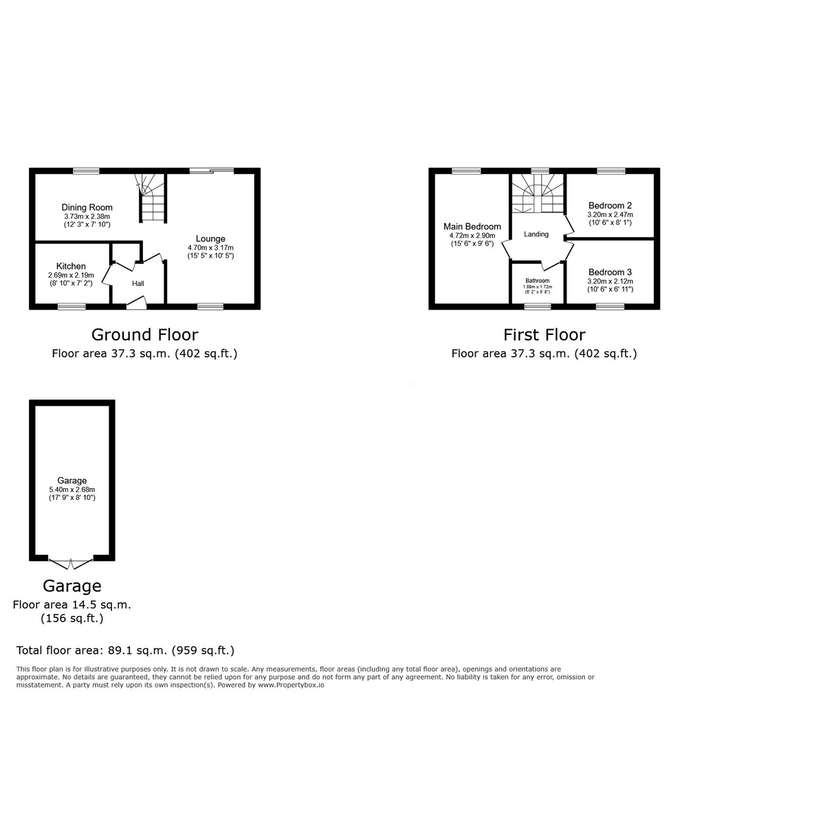 1, Russet Close, Hatton floorplan