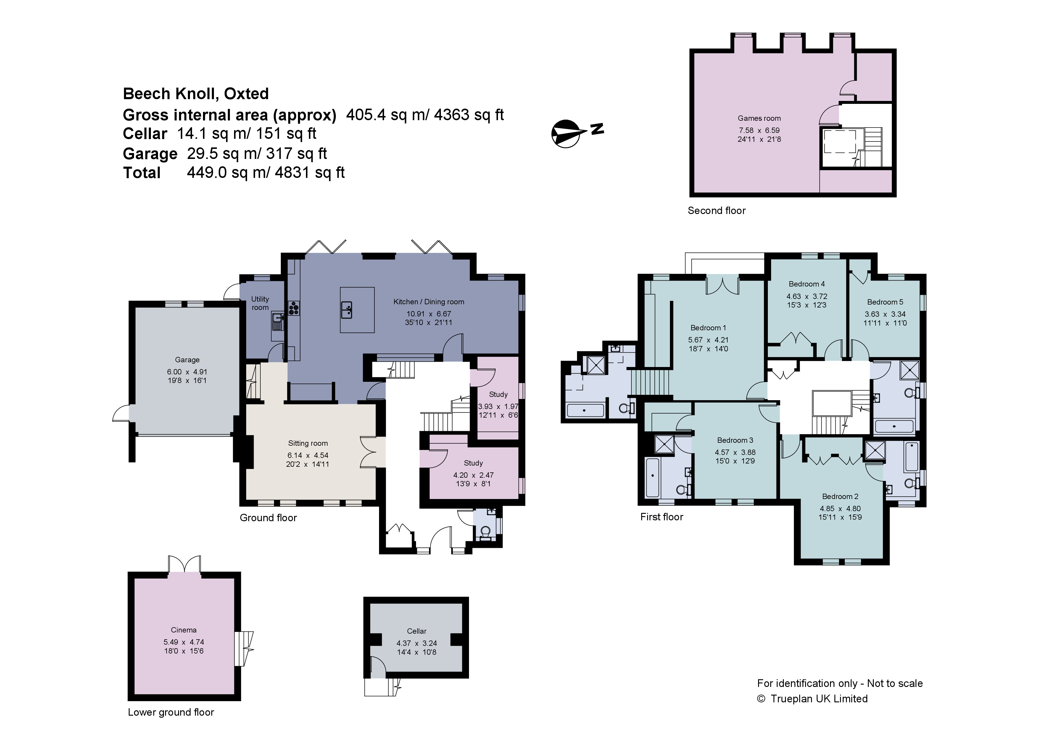 Beech Knoll,, Quarry Close, Surrey floorplan