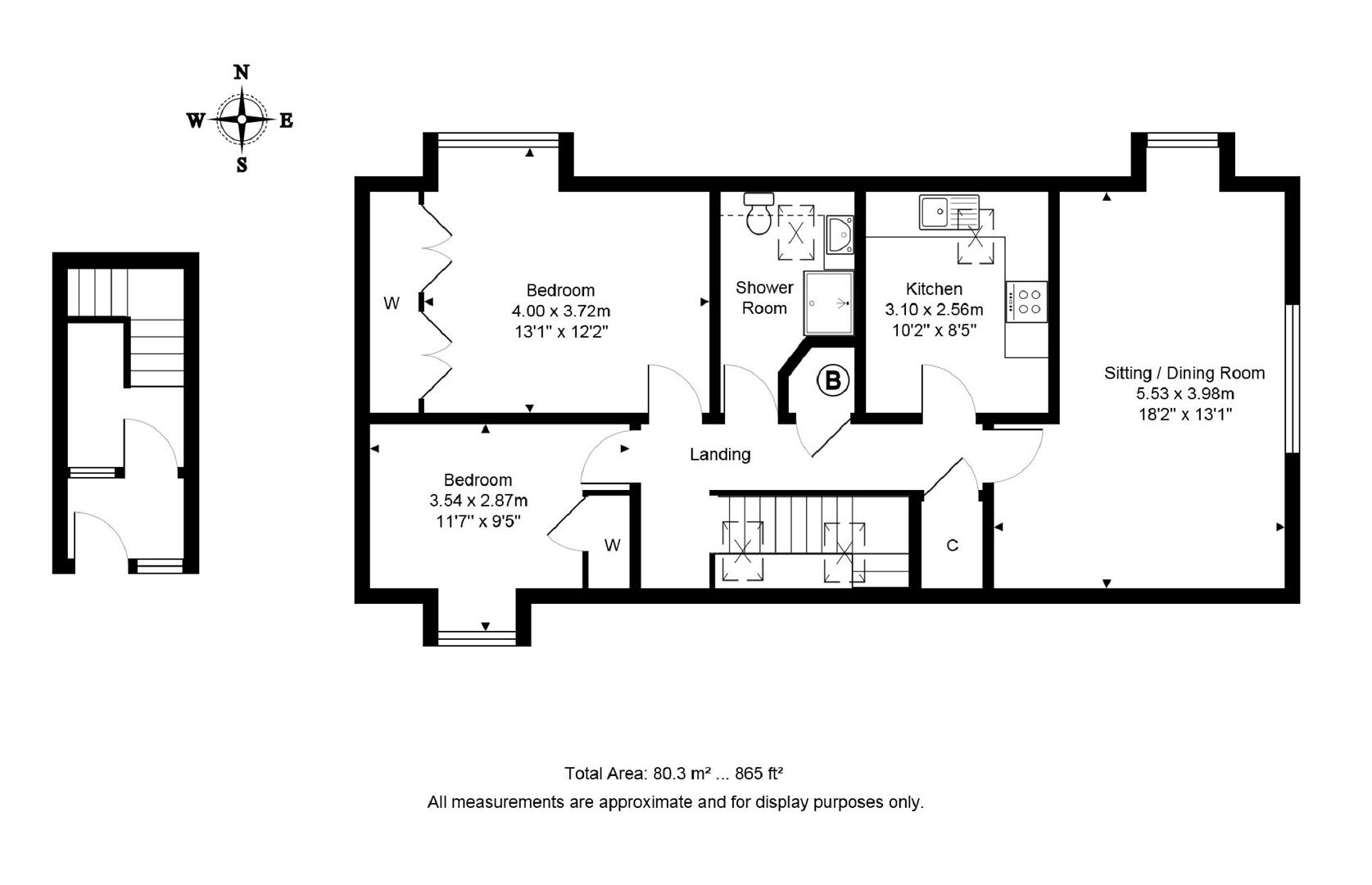 Kingfisher Court, Green Lane, Woodstock OX20, 2 bedroom flat for sale