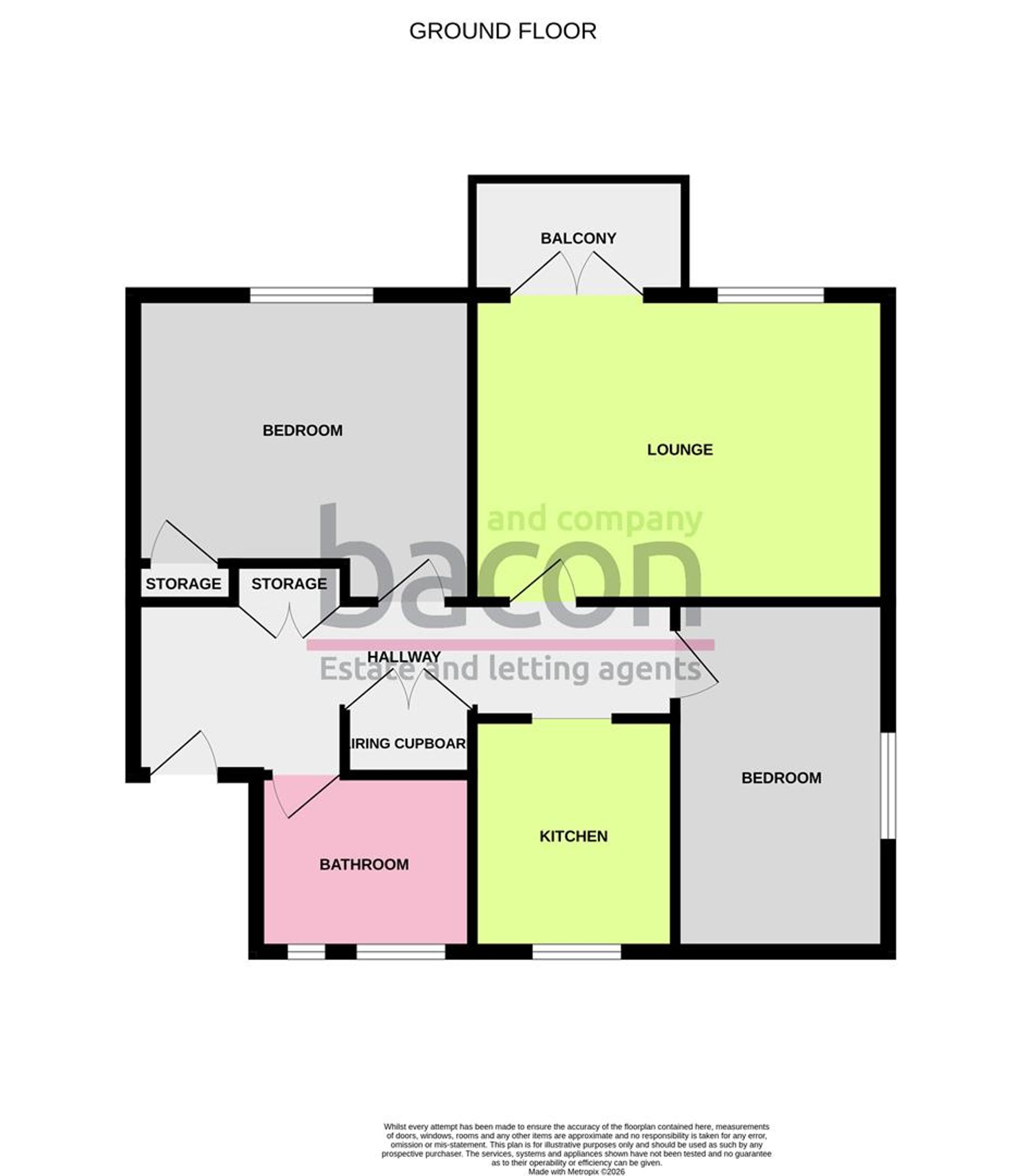 43 Sunningdale Court Jupps Lane, Worthing floorplan