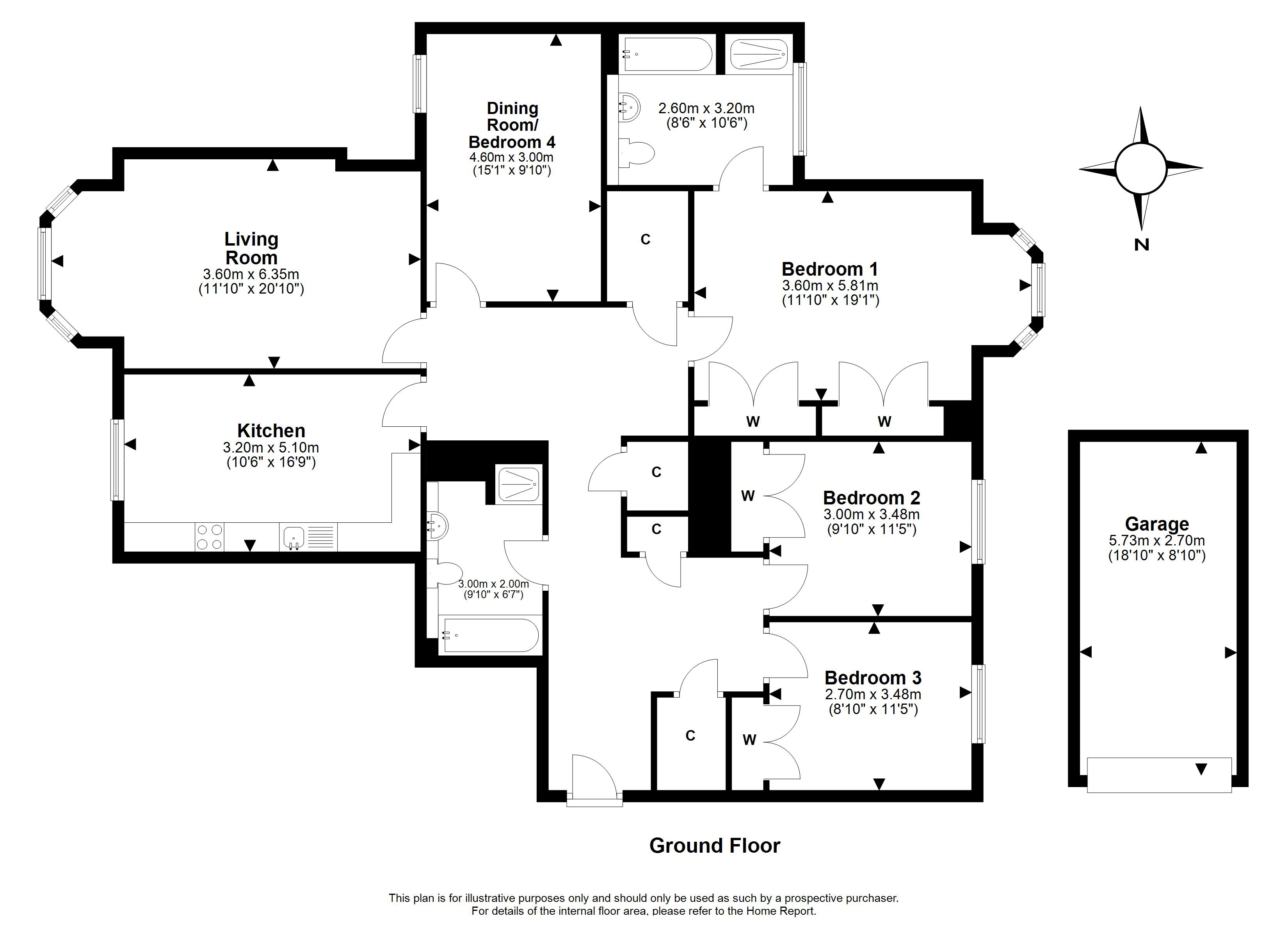 32/4, Littlejohn Road, Greenbank, Edinburgh floorplan