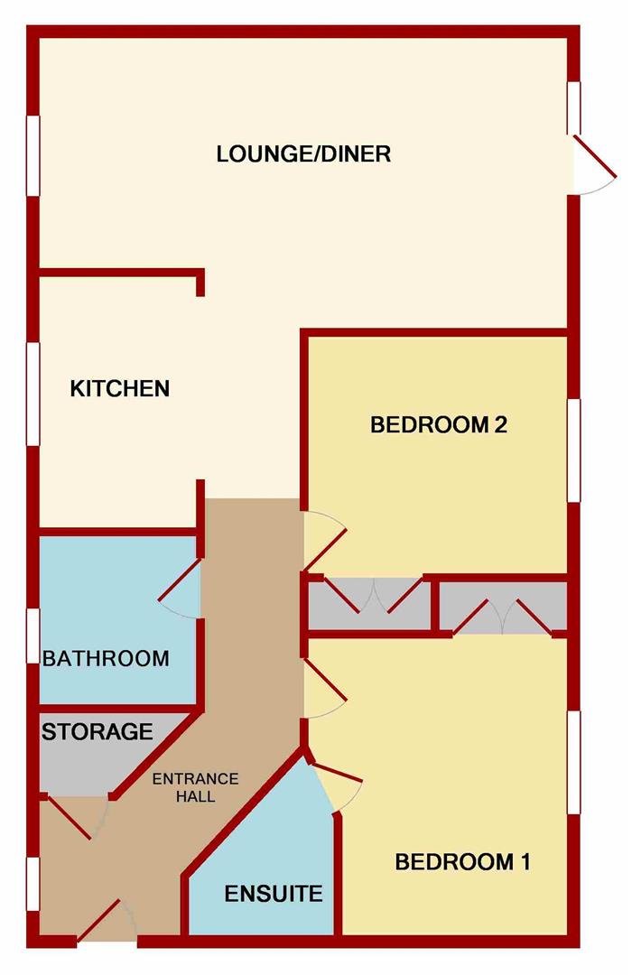 2 Bedrooms Flat for sale in The Stockyards, Gloucester GL1