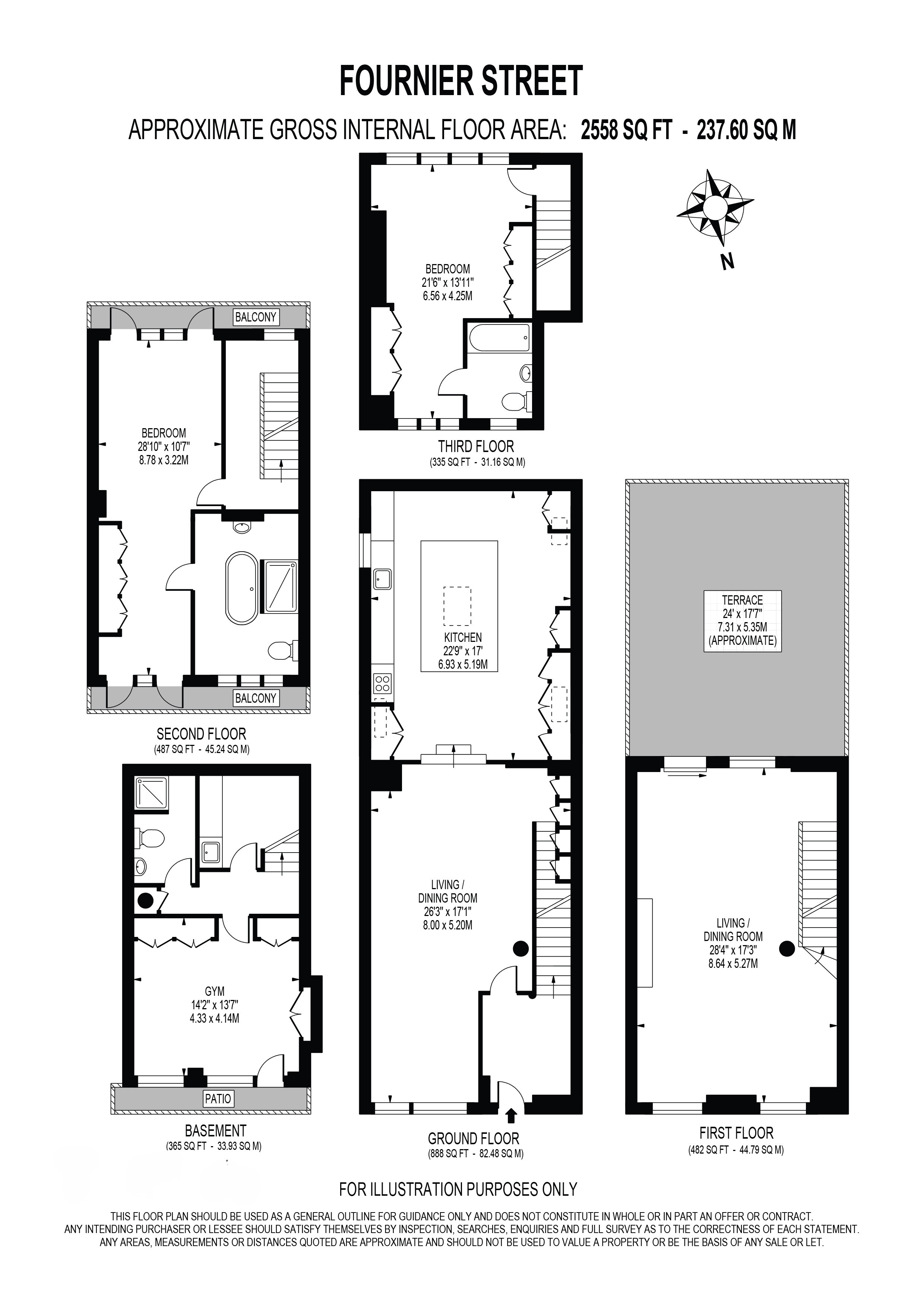 22, Fournier Street, London floorplan