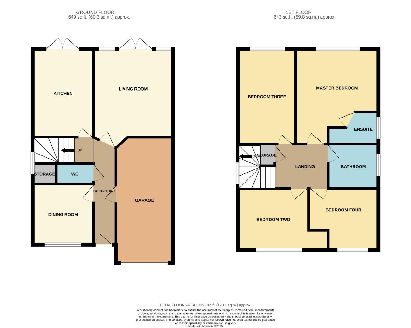 6, Maling Close, Bishop Auckland floorplan