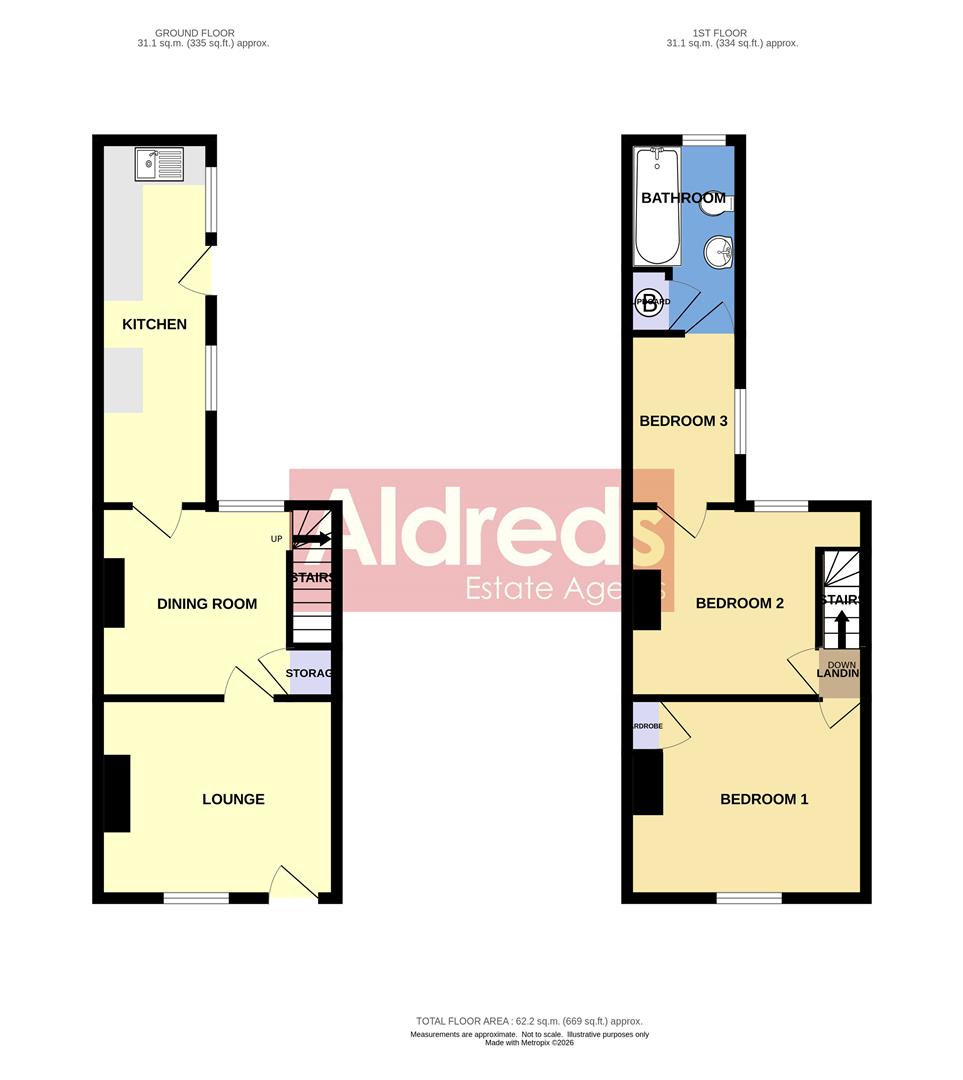 32, Well Street, Great Yarmouth floorplan