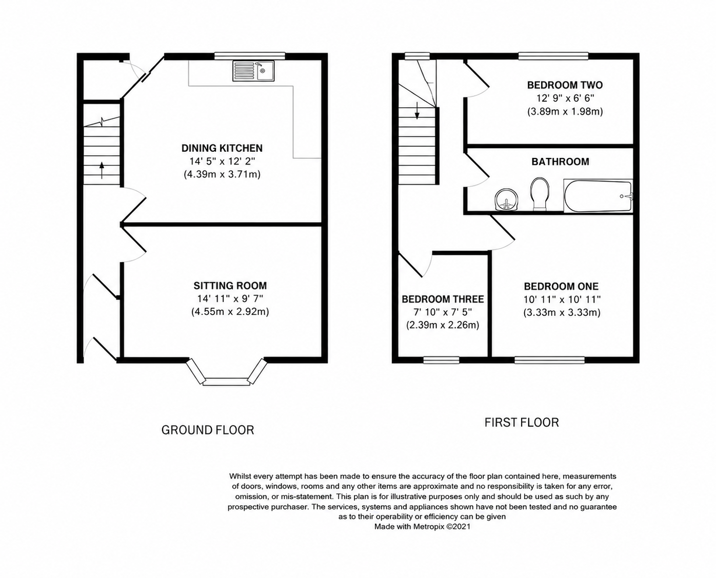 63, Keighley Road, North Yorkshire floorplan