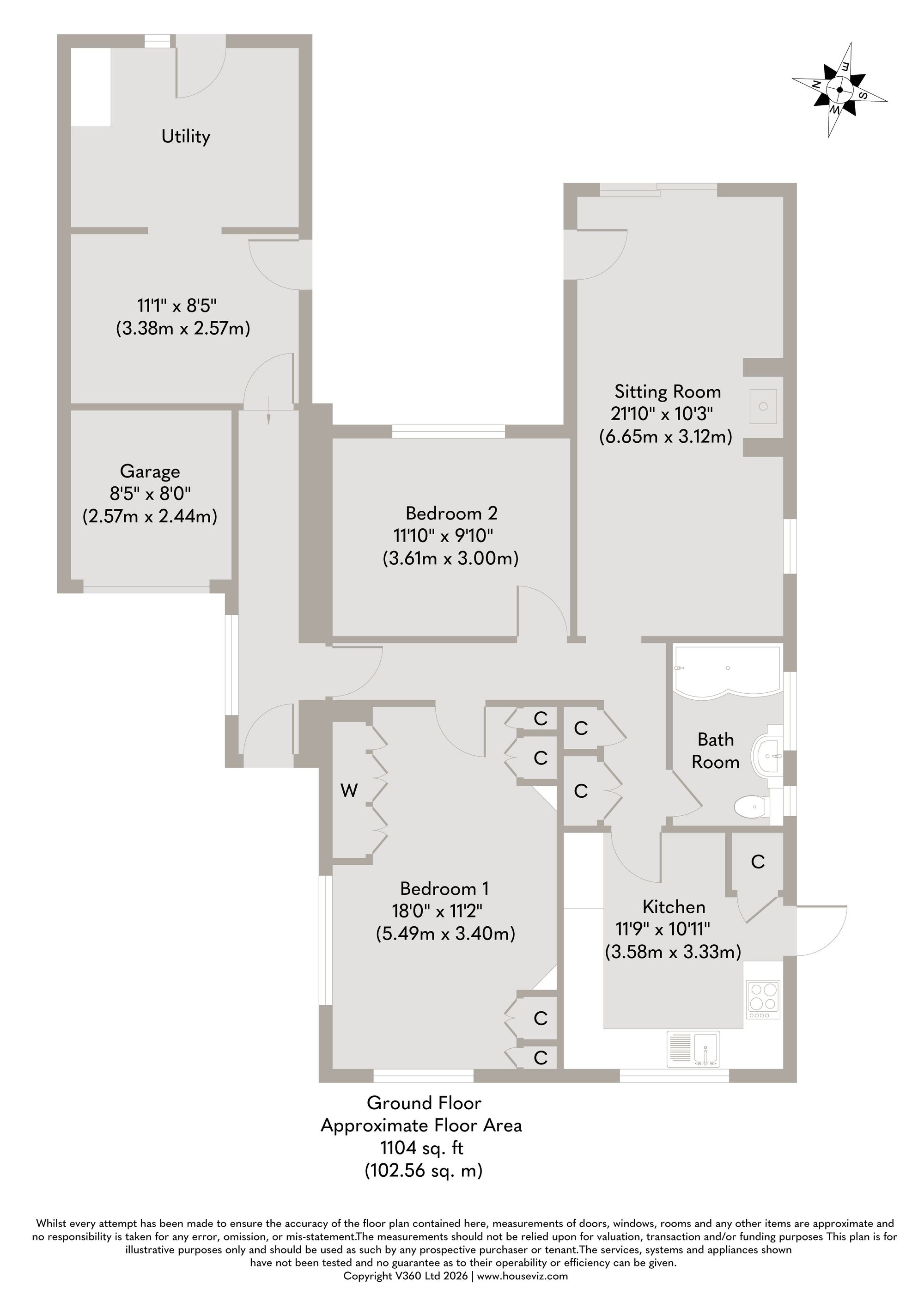2 Woodlands, Thetford floorplan