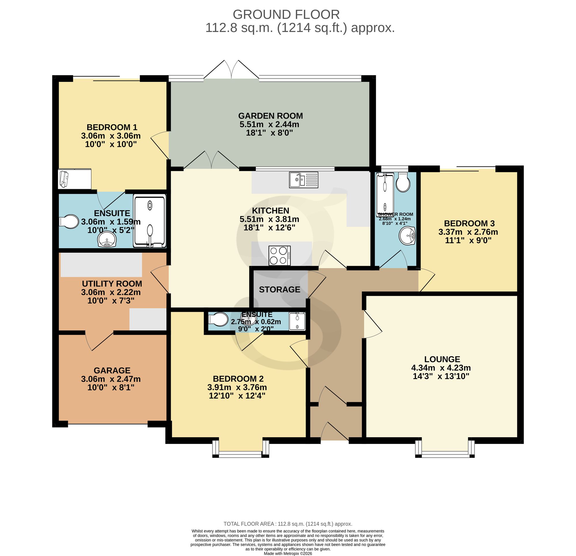 Petit Coin La Route Des Genets, Jersey floorplan