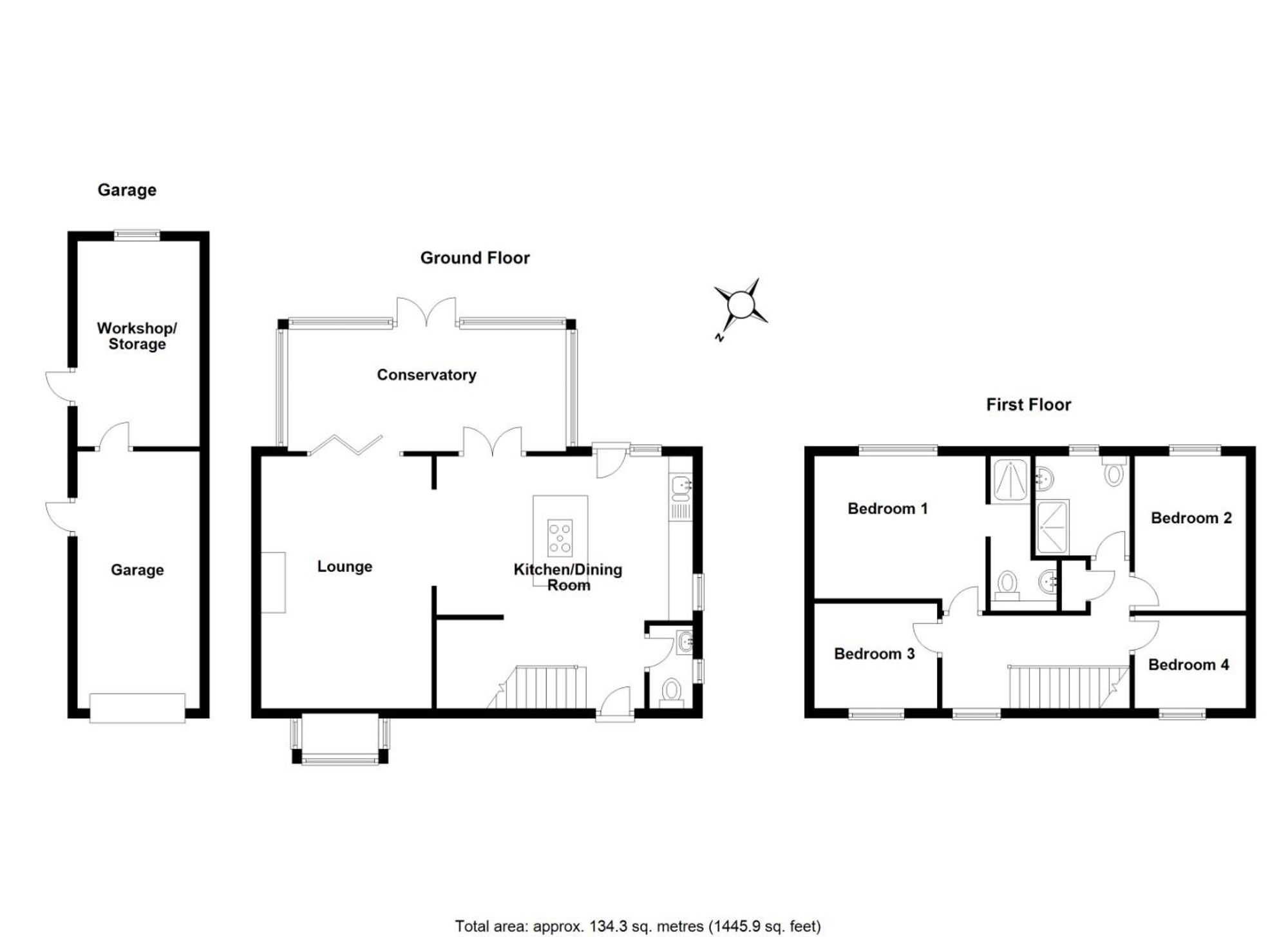 1 Chalkdown, Stevenage floorplan