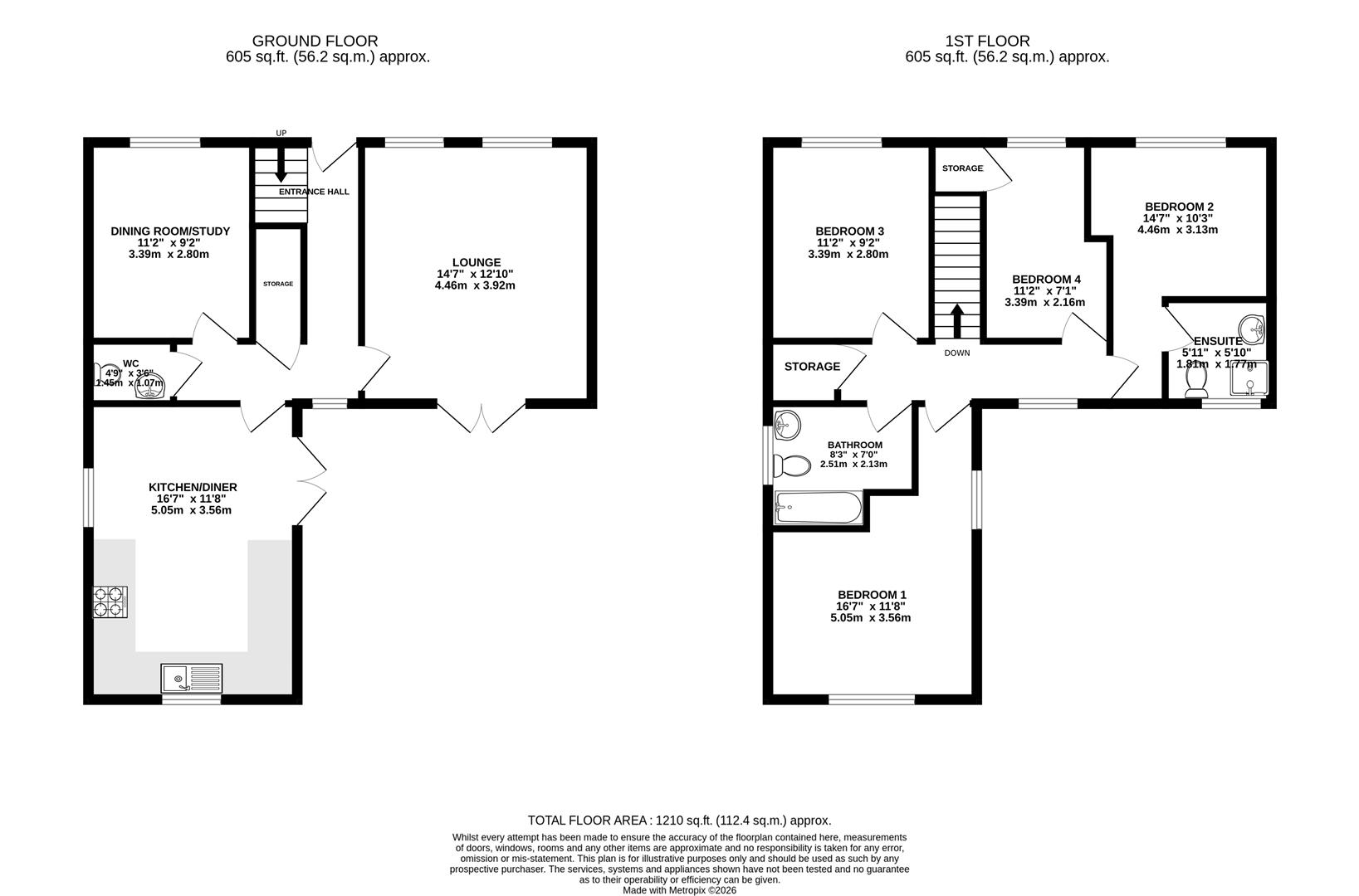 30, Buckthorn Drive, Chesterfield floorplan
