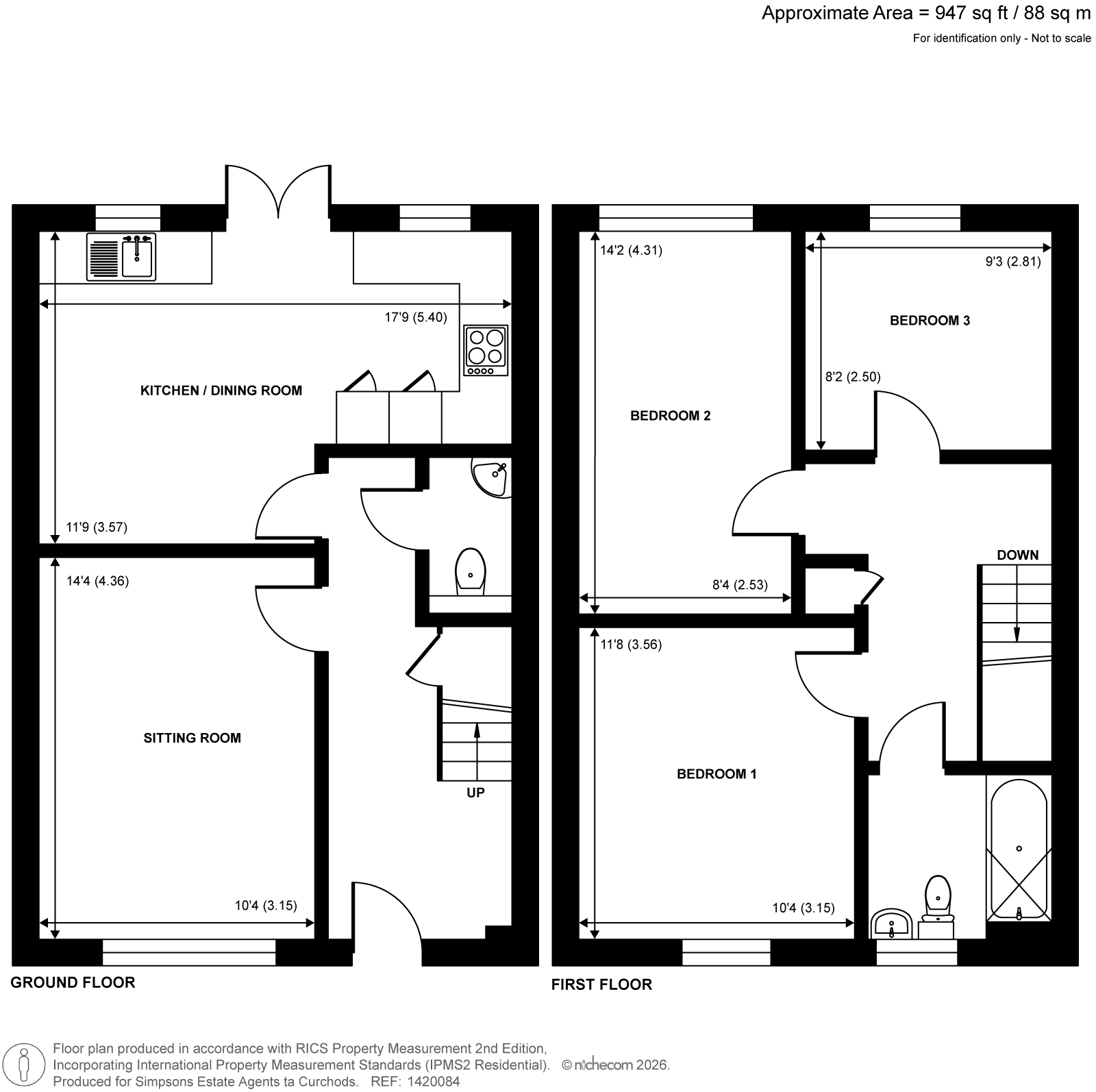 7, Rivett Drake Close, Guildford floorplan