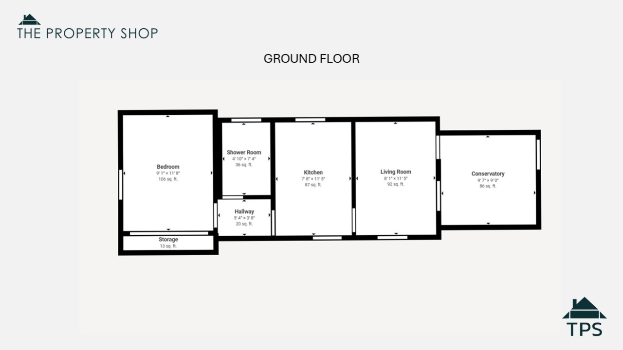 Little Towan, 7b Beacon Road, Bodmin floorplan