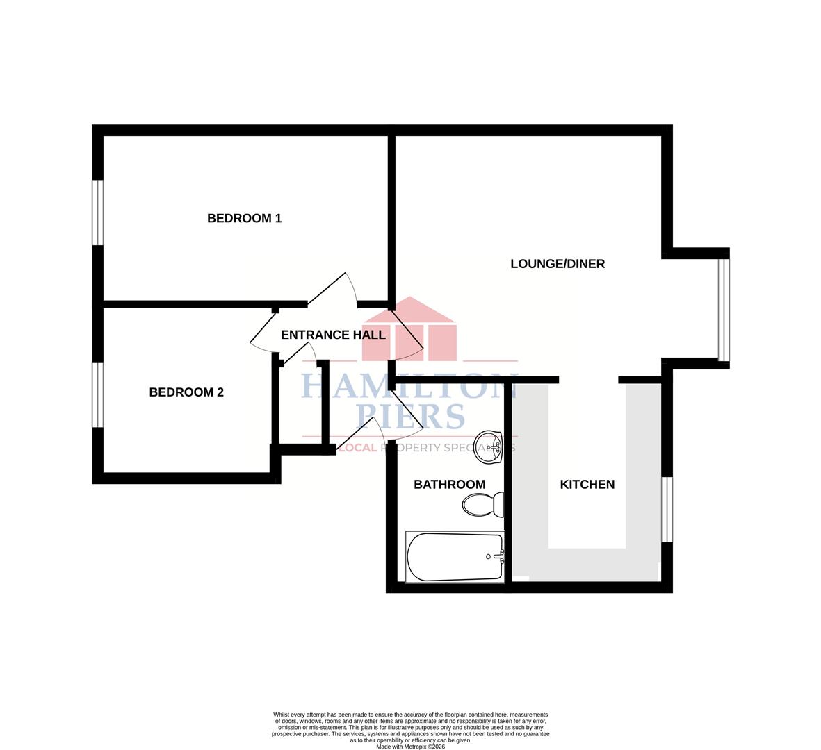 61, Fawkner Close, Chelmsford floorplan