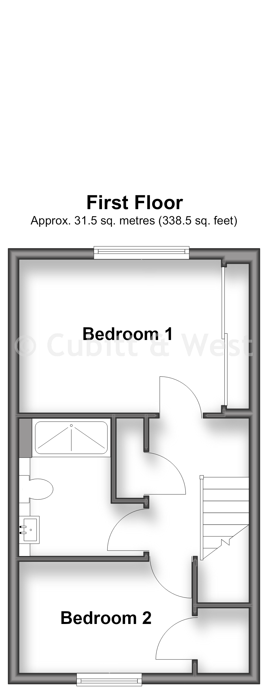 44, Osborne Crescent, Chichester floorplan