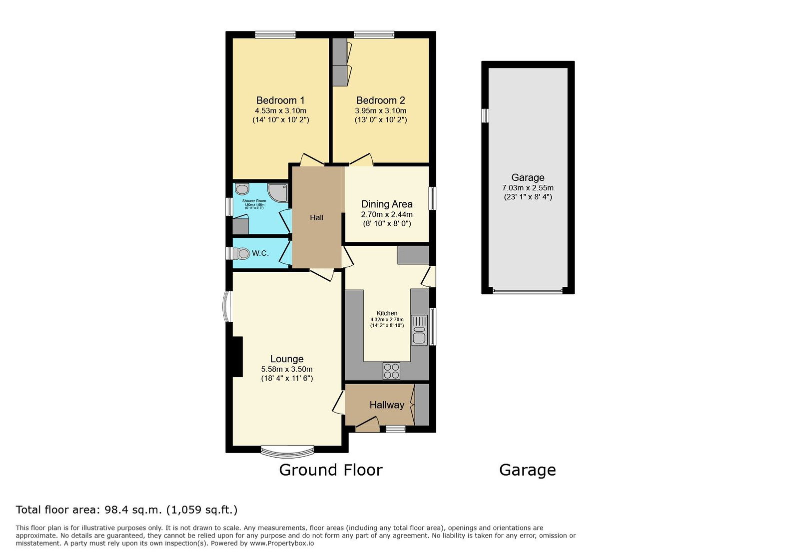 12, Back Lane, Selby floorplan