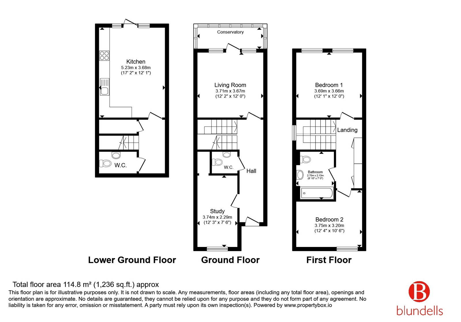 125, Park Spring Drive, Sheffield floorplan